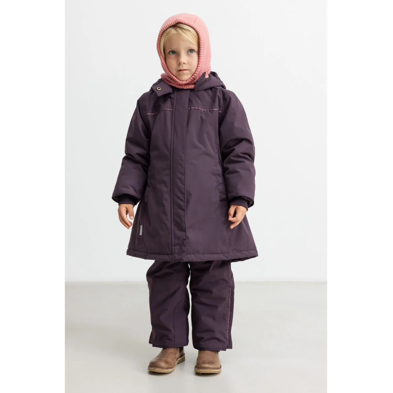 MarMar Tech. Outerwear Solid Deep Plum Orla Pants - Image 3