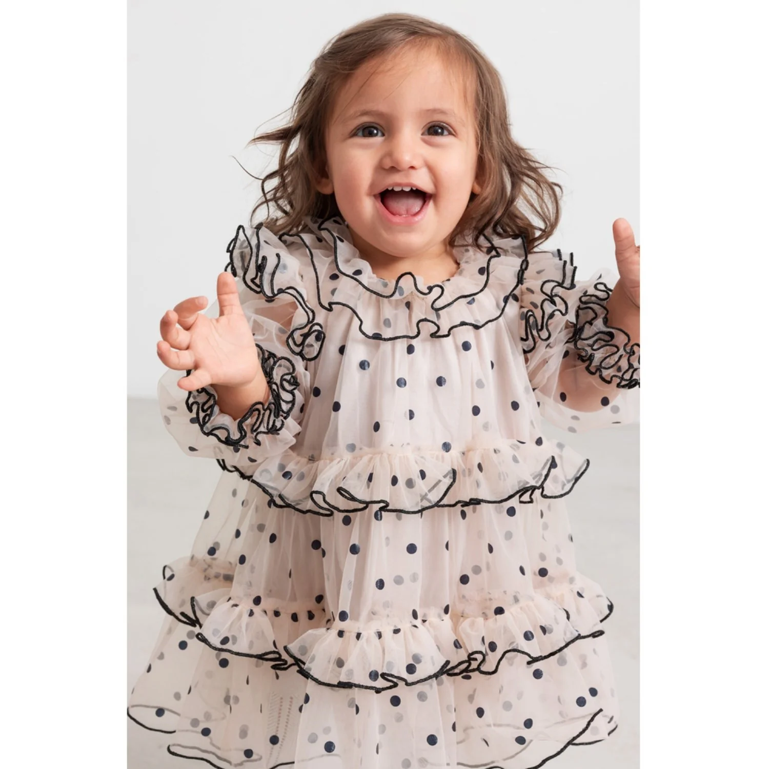 MarMar Tulle Black Dots Dakira LS B Dress - Image 2