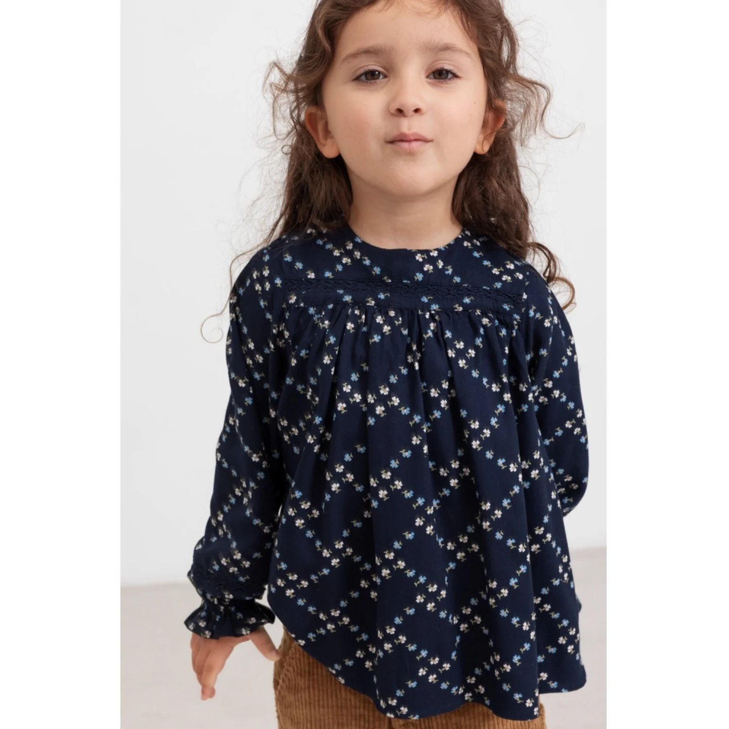 MarMar Viscose Twill French Flower Tuka LS Blouse - Image 2