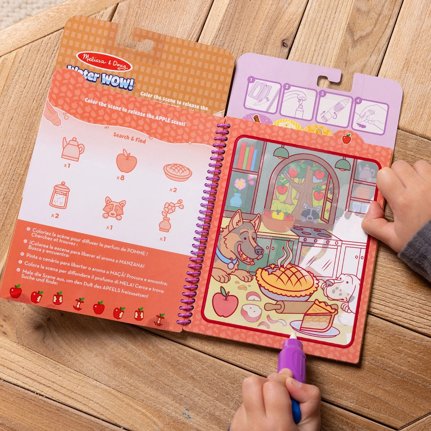 Melissa & Doug Lilla Coloring Book "Water Wow!" Snackdufte - Image 5