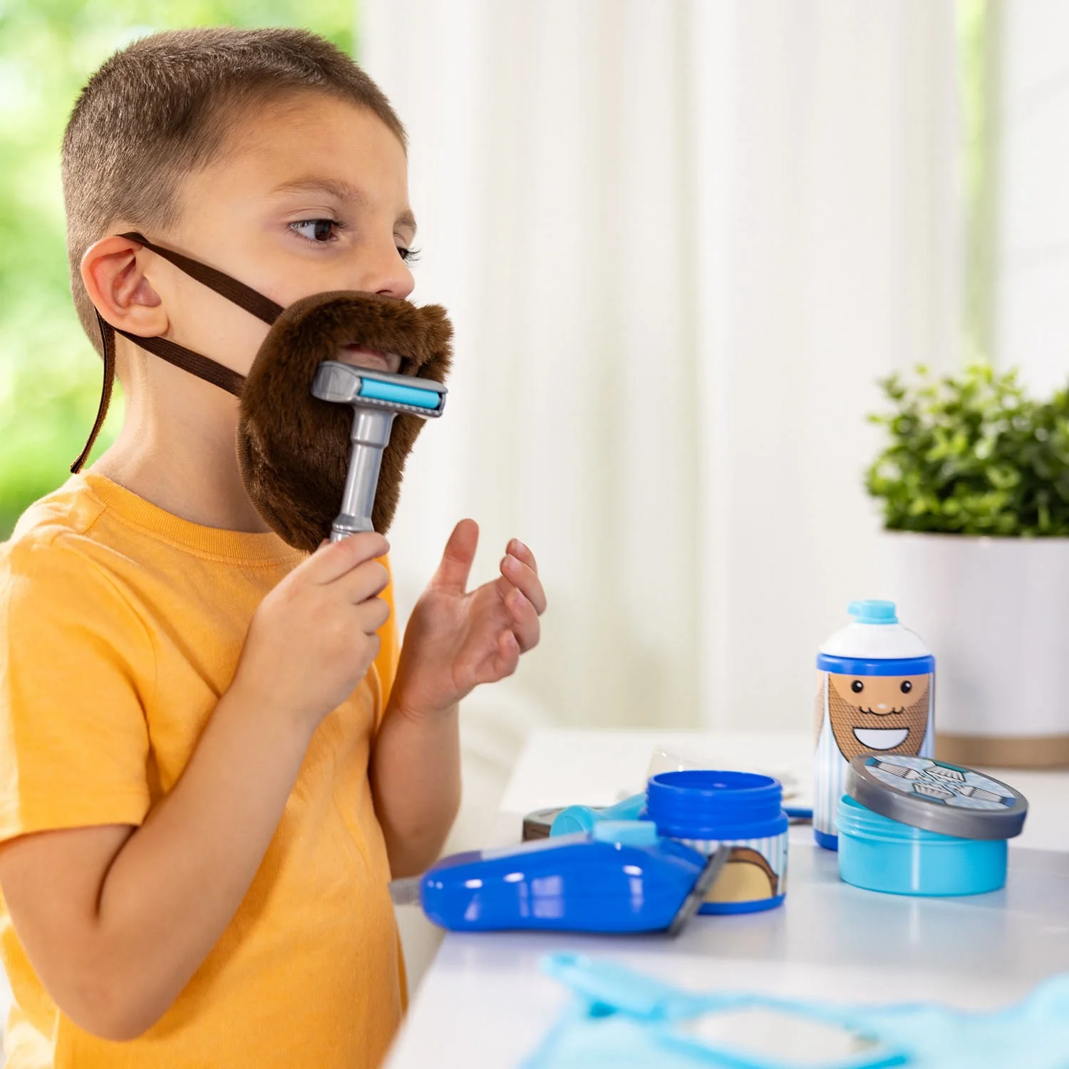 Melissa & Doug Multifarvet Barberingsæt Barber Shop Play Set - Image 4