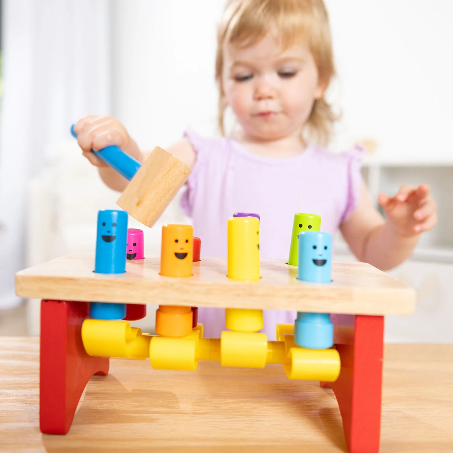 Melissa & Doug Multifarvet Hammerbænk Deluxe - Image 2