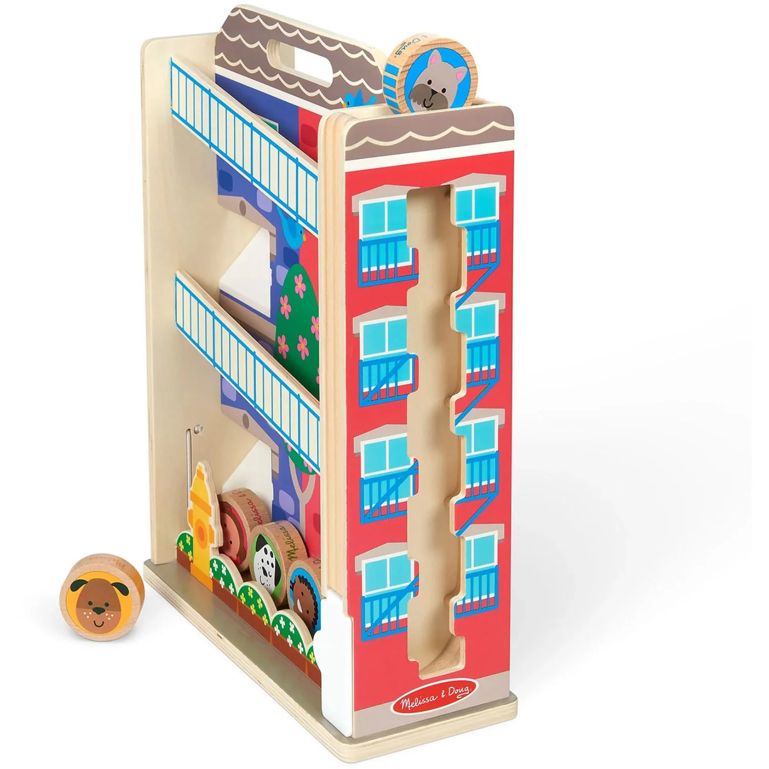 Melissa & Doug Multifarvet Legesæt - Go Tots - Byhus Tumlesæt - Image 7