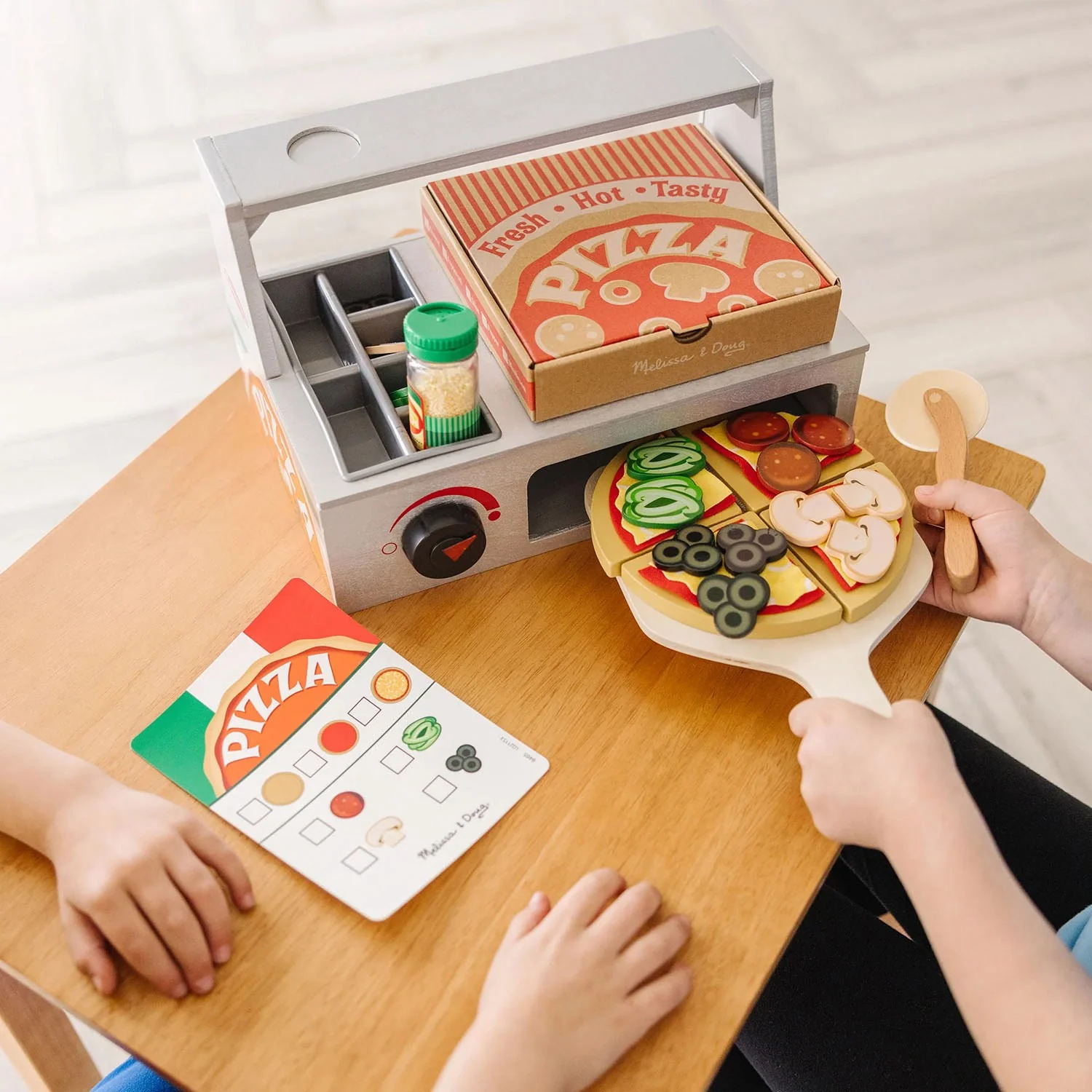 Melissa & Doug Multifarvet Legesæt Pizzaovn - Image 2