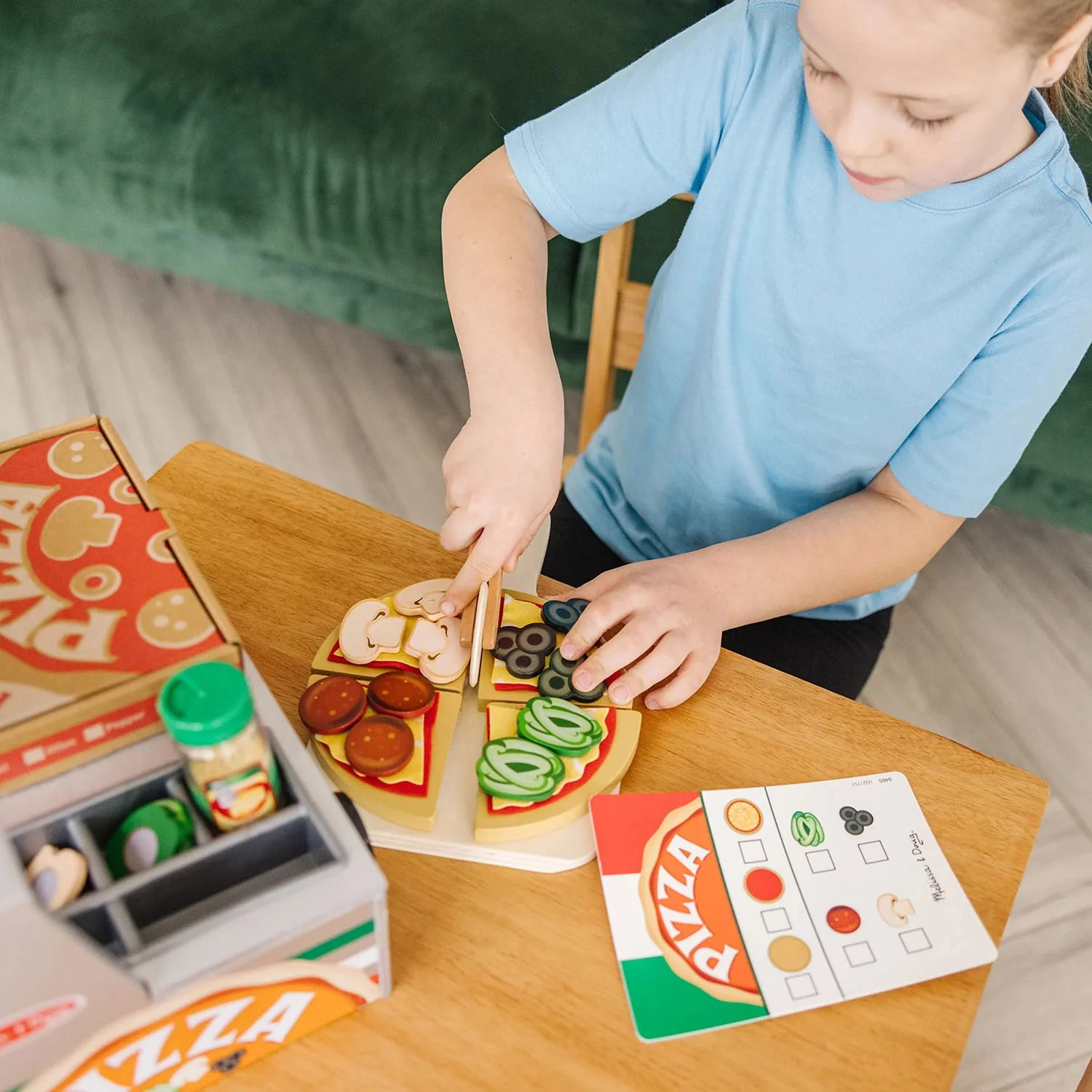 Melissa & Doug Multifarvet Legesæt Pizzaovn - Image 3