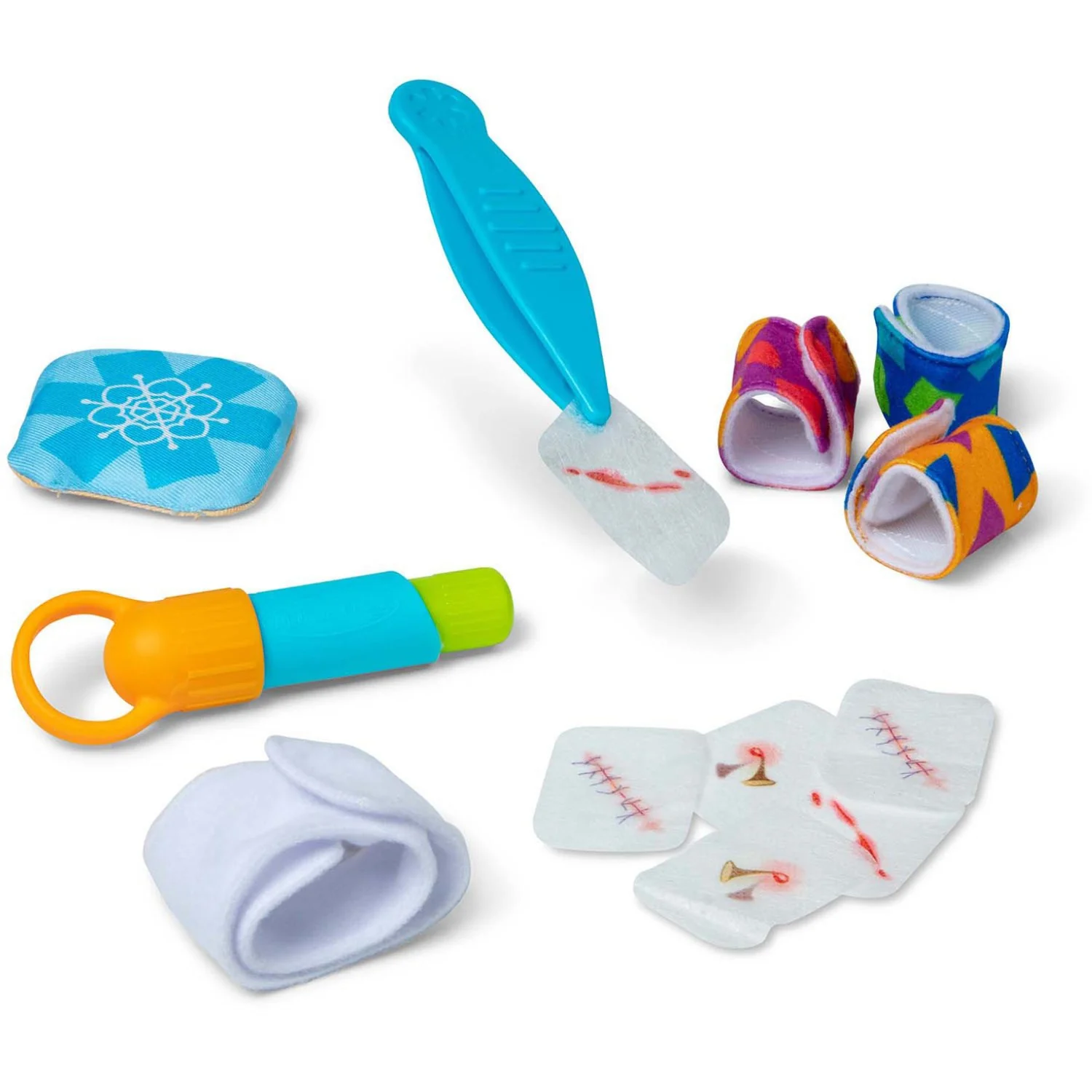 Melissa & Doug Multifarvet Legesæt Pretend Play Set Boo-Boos & Bandages - Image 3