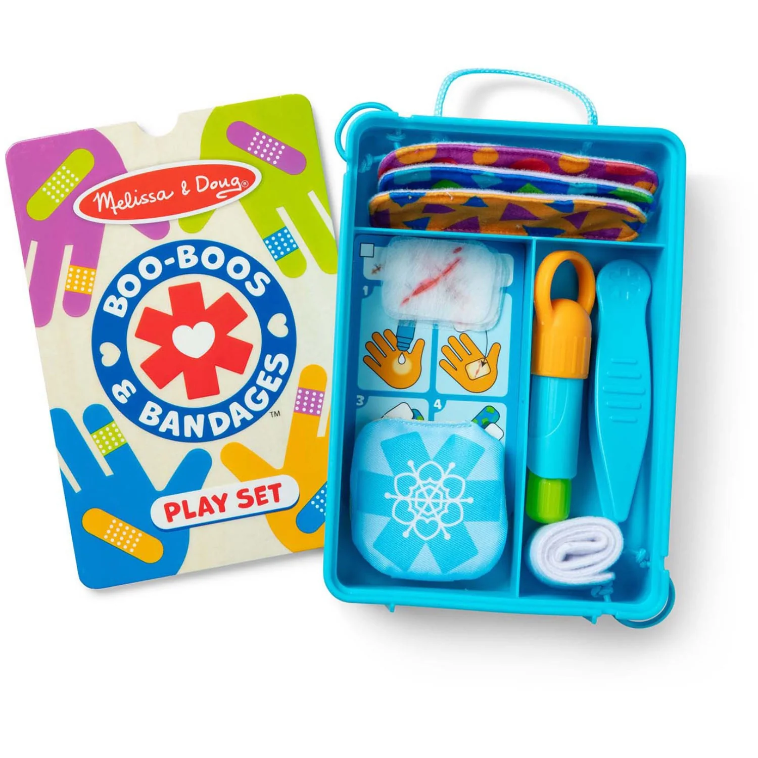 Melissa & Doug Multifarvet Legesæt Pretend Play Set Boo-Boos & Bandages - Image 4