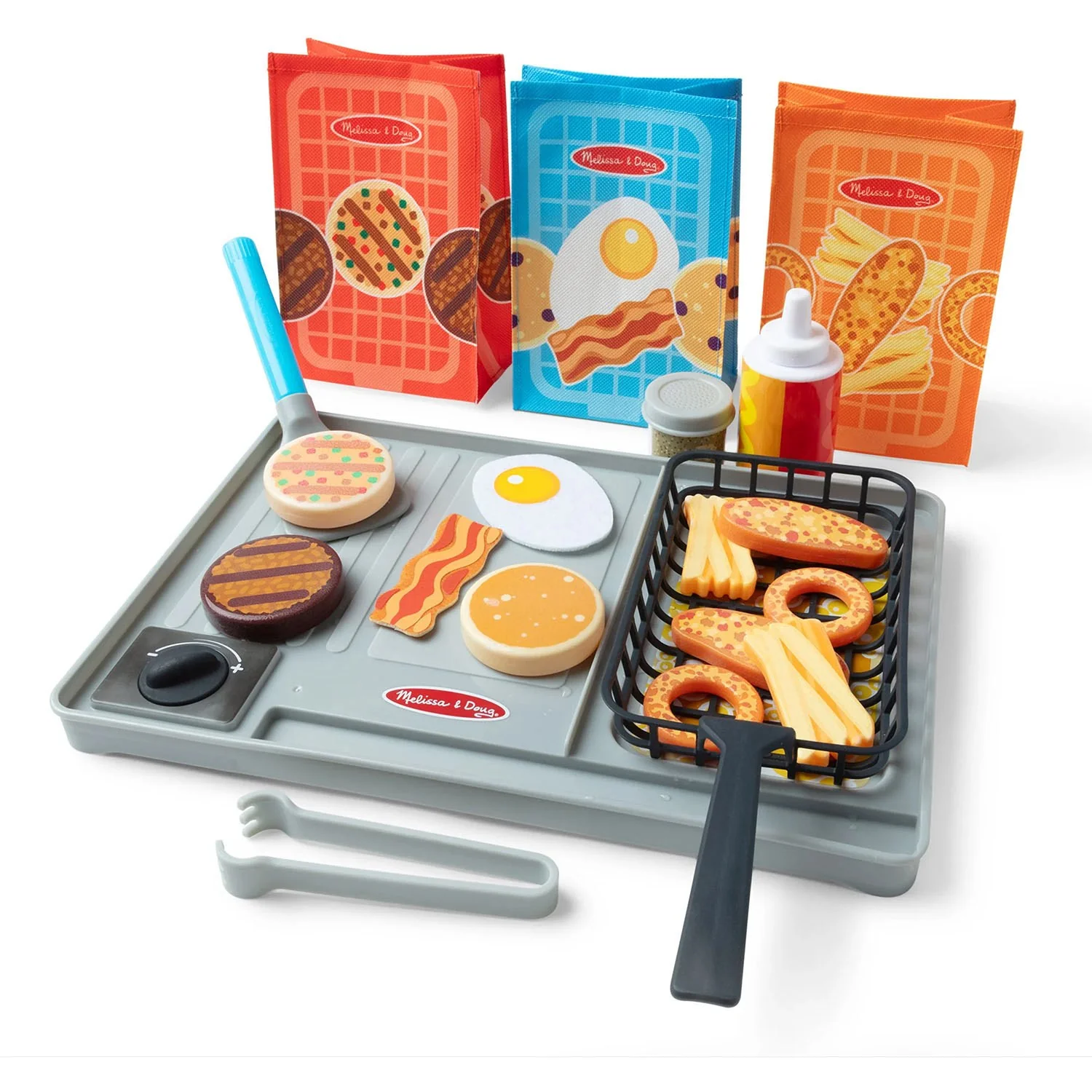 Melissa & Doug Multifarvet Legesæt - Water Wow! Flip & Fry: Grill-Sæt - Image 4