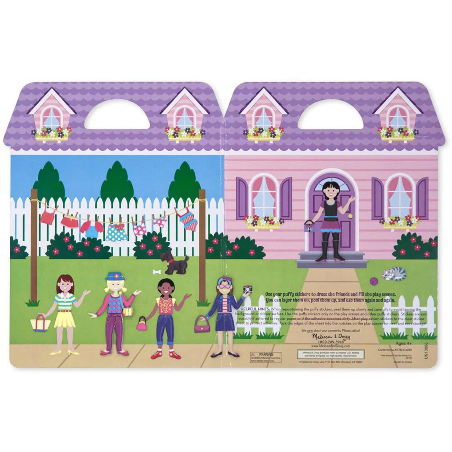 Melissa & Doug Multifarvet Puffy Sticker Playset Dress-Up - Image 3