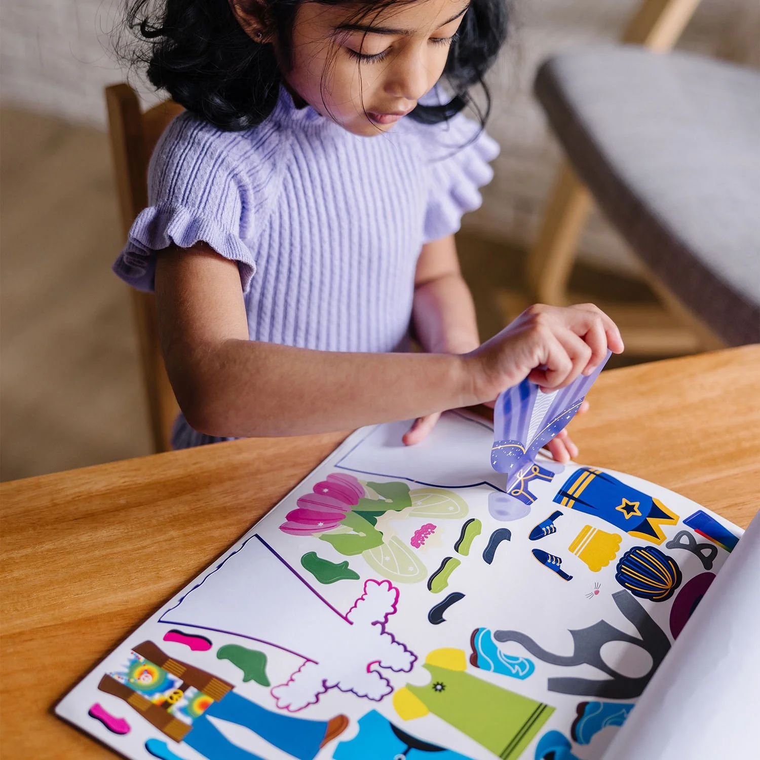 Melissa & Doug Multifarvet Reusable Sticker Pad Dress-Up - Image 2