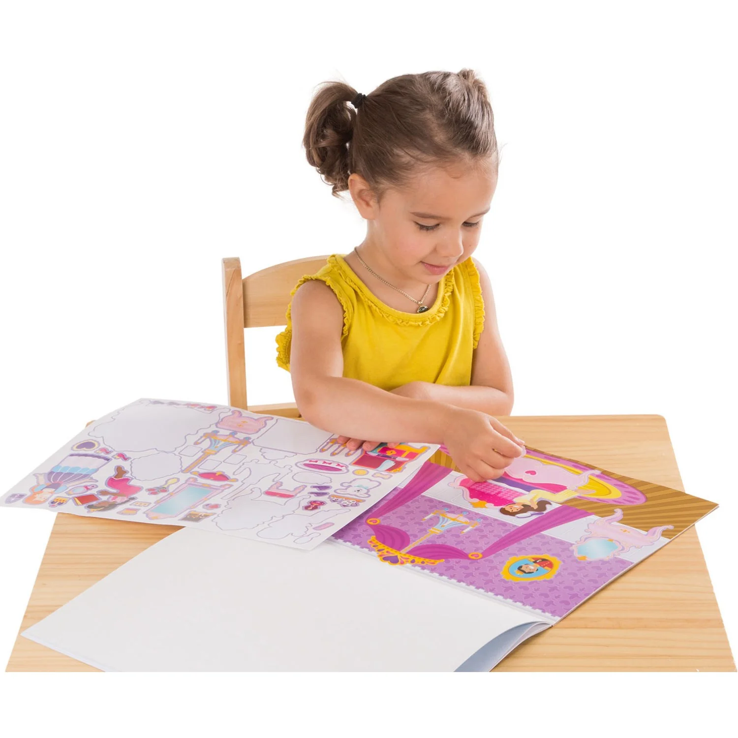 Melissa & Doug Multifarvet Reusable Sticker Pad Princess Castle - Image 3