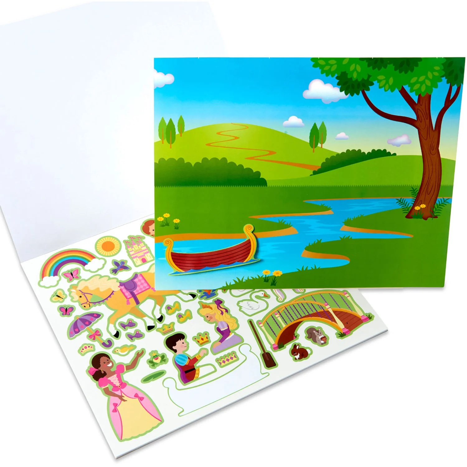 Melissa & Doug Multifarvet Reusable Sticker Pad Princess Castle - Image 6