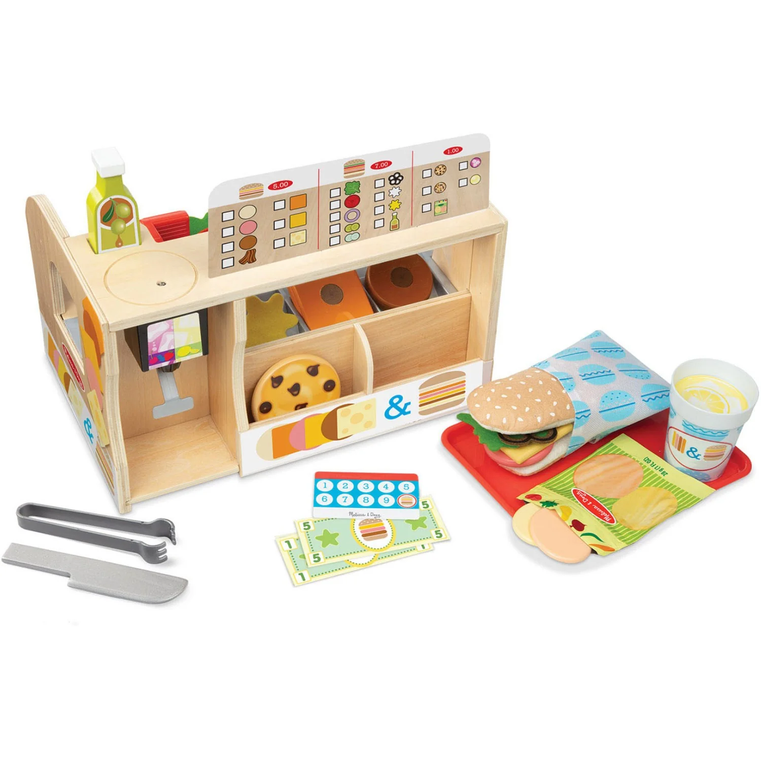 Melissa & Doug Multifarvet Sandwich-Disk Set With 52 Dele - Image 6