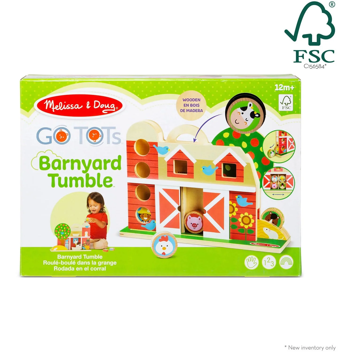 Melissa & Doug Multifarvet Toy - Go Tots - Bondegårds Tumlesæt