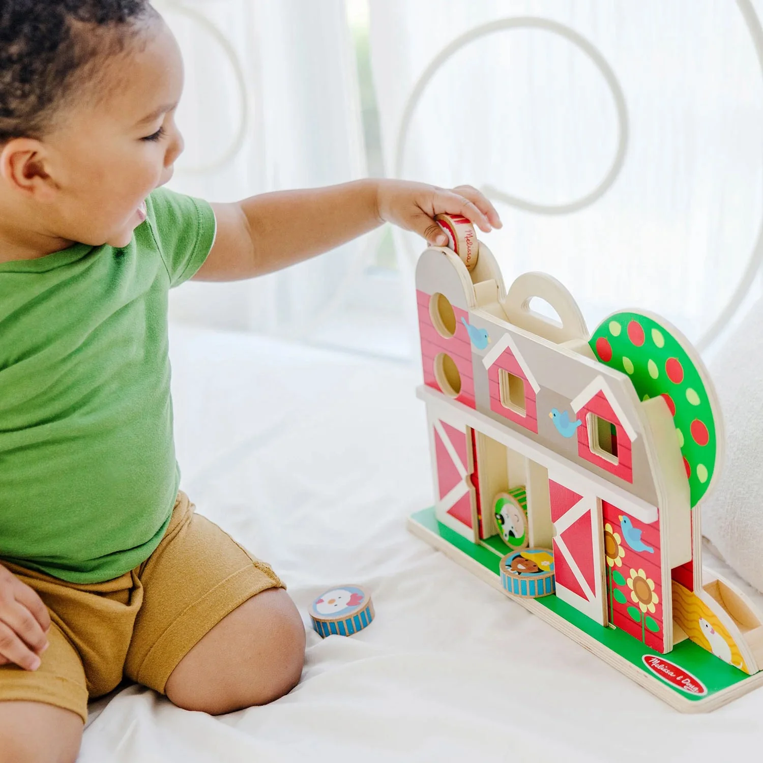 Melissa & Doug Multifarvet Toy - Go Tots - Bondegårds Tumlesæt - Image 2