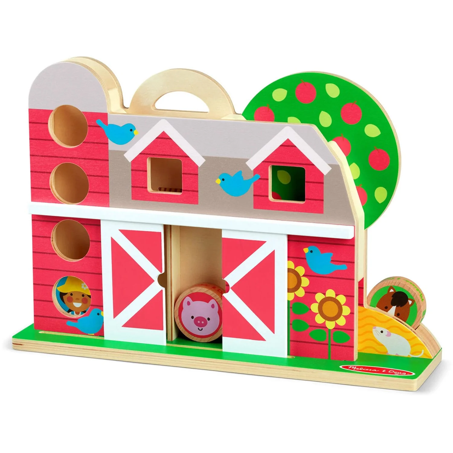 Melissa & Doug Multifarvet Toy - Go Tots - Bondegårds Tumlesæt - Image 6