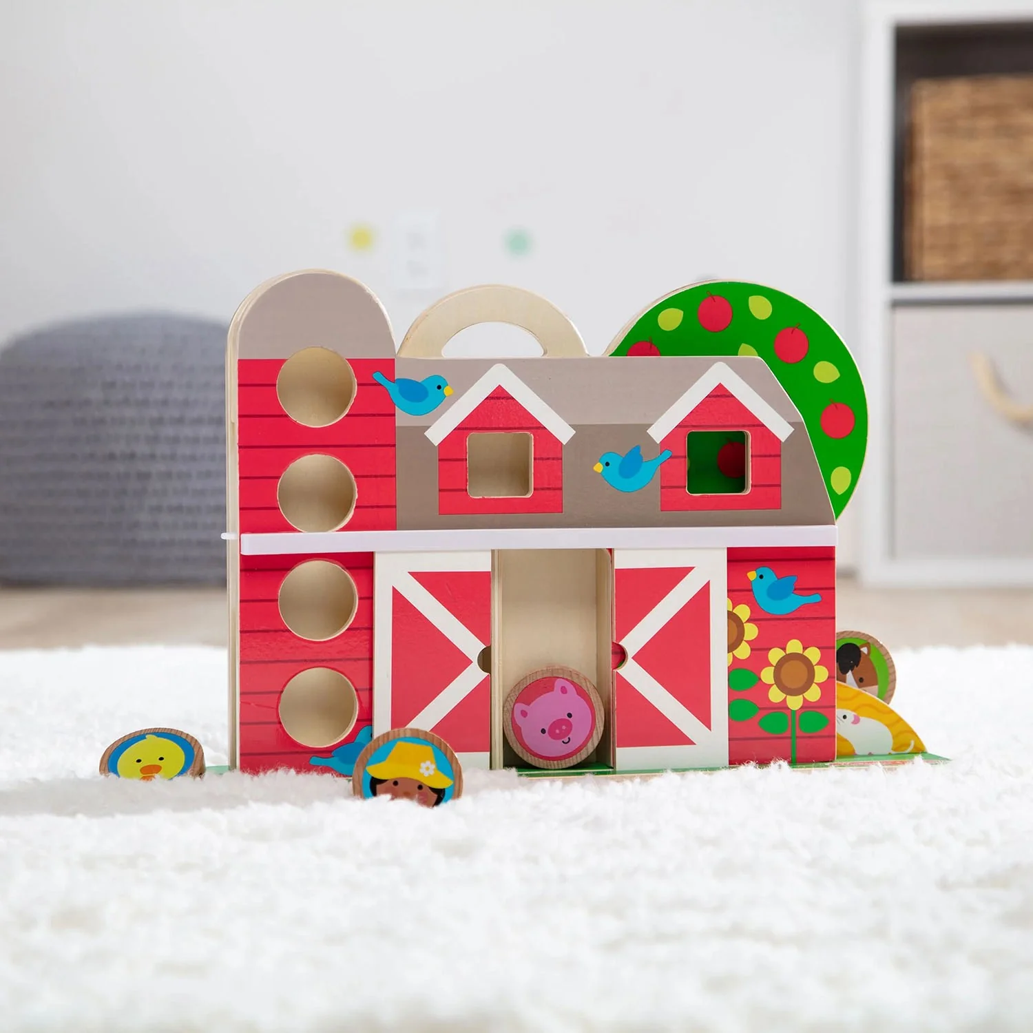 Melissa & Doug Multifarvet Toy - Go Tots - Bondegårds Tumlesæt - Image 7