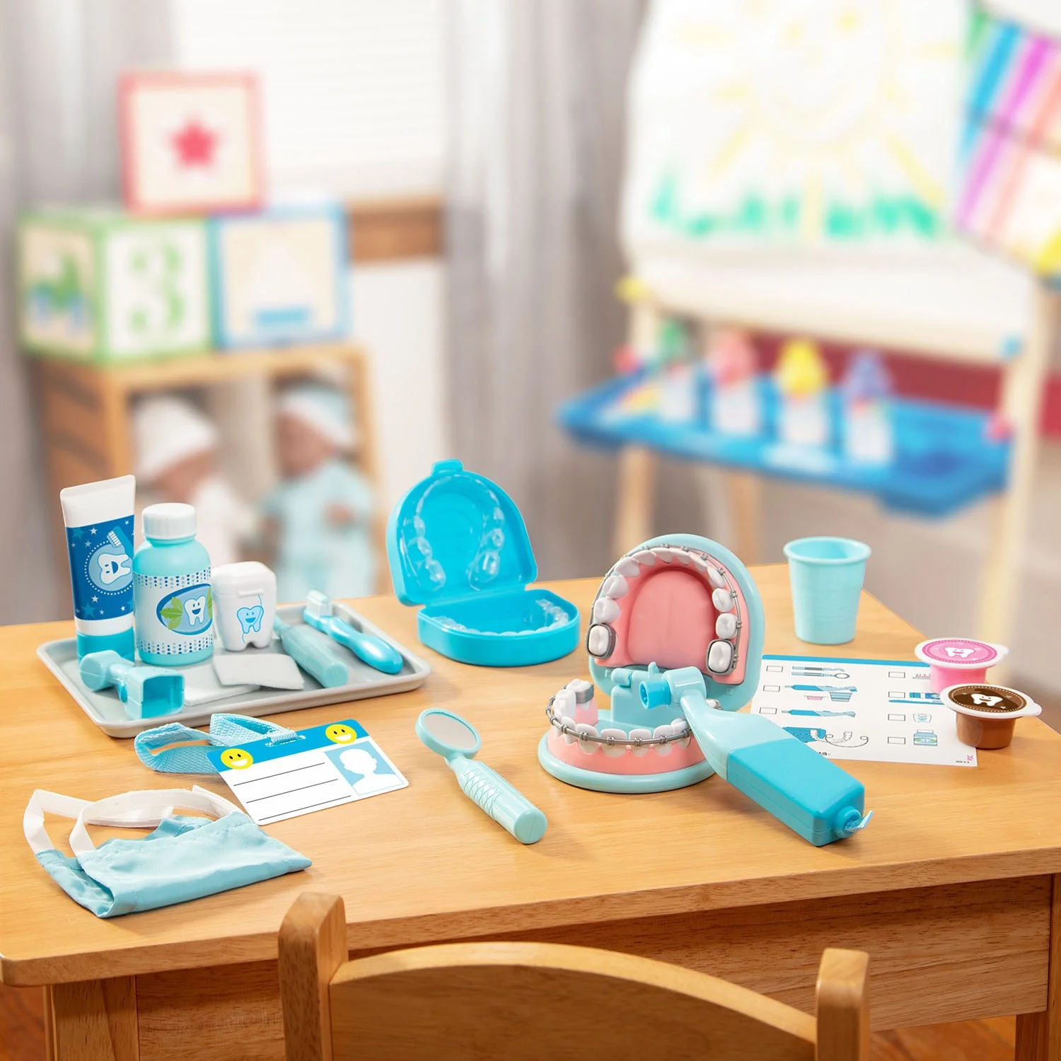 Melissa & Doug Multifarvet Toy Super Smile Dentist Play Set - Image 2