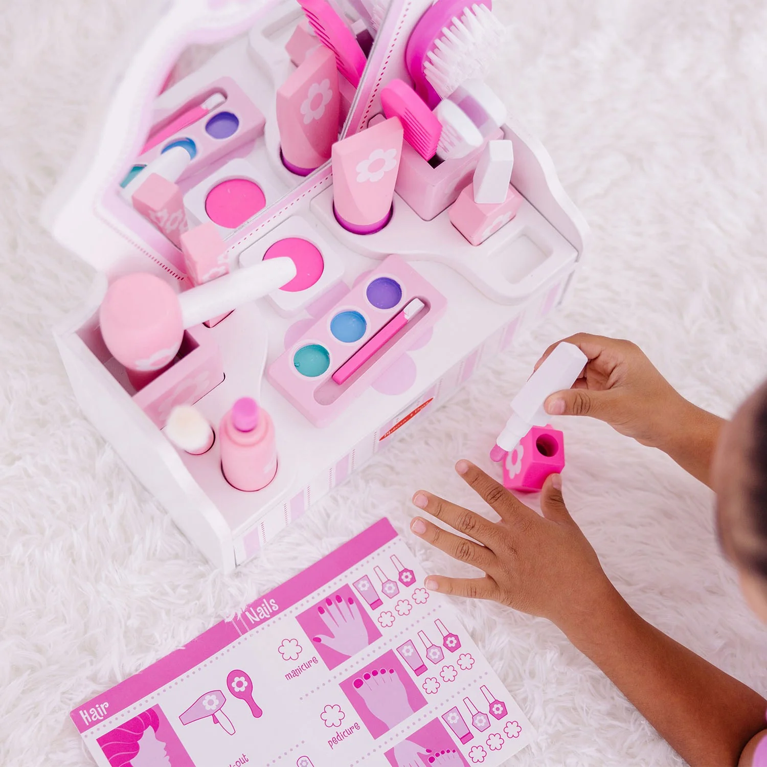 Melissa & Doug Multifarvet Toy Vanity Play Set - Image 3