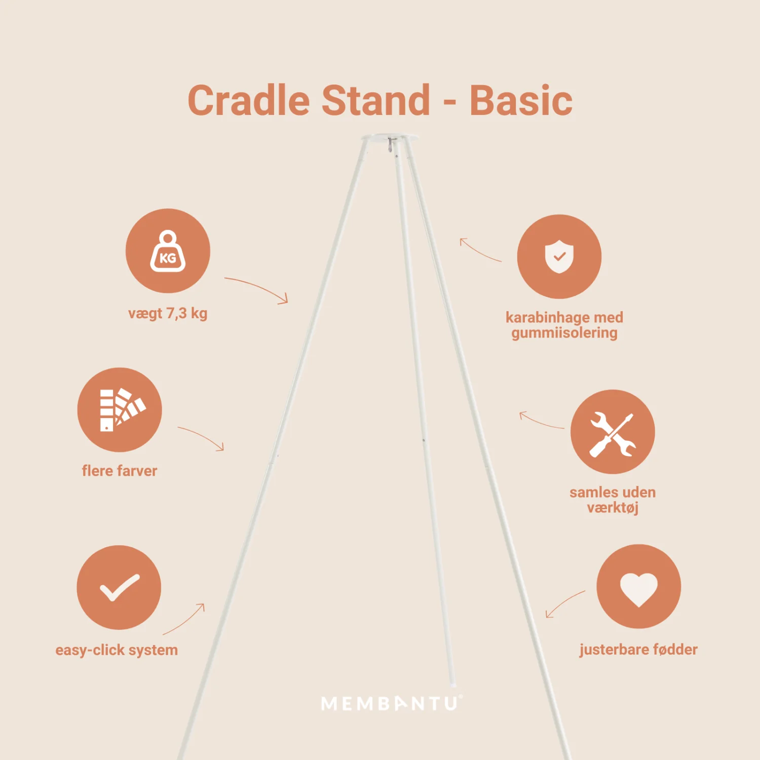 MEMBANTU Sage Green Cradle Stand Basic - Image 4