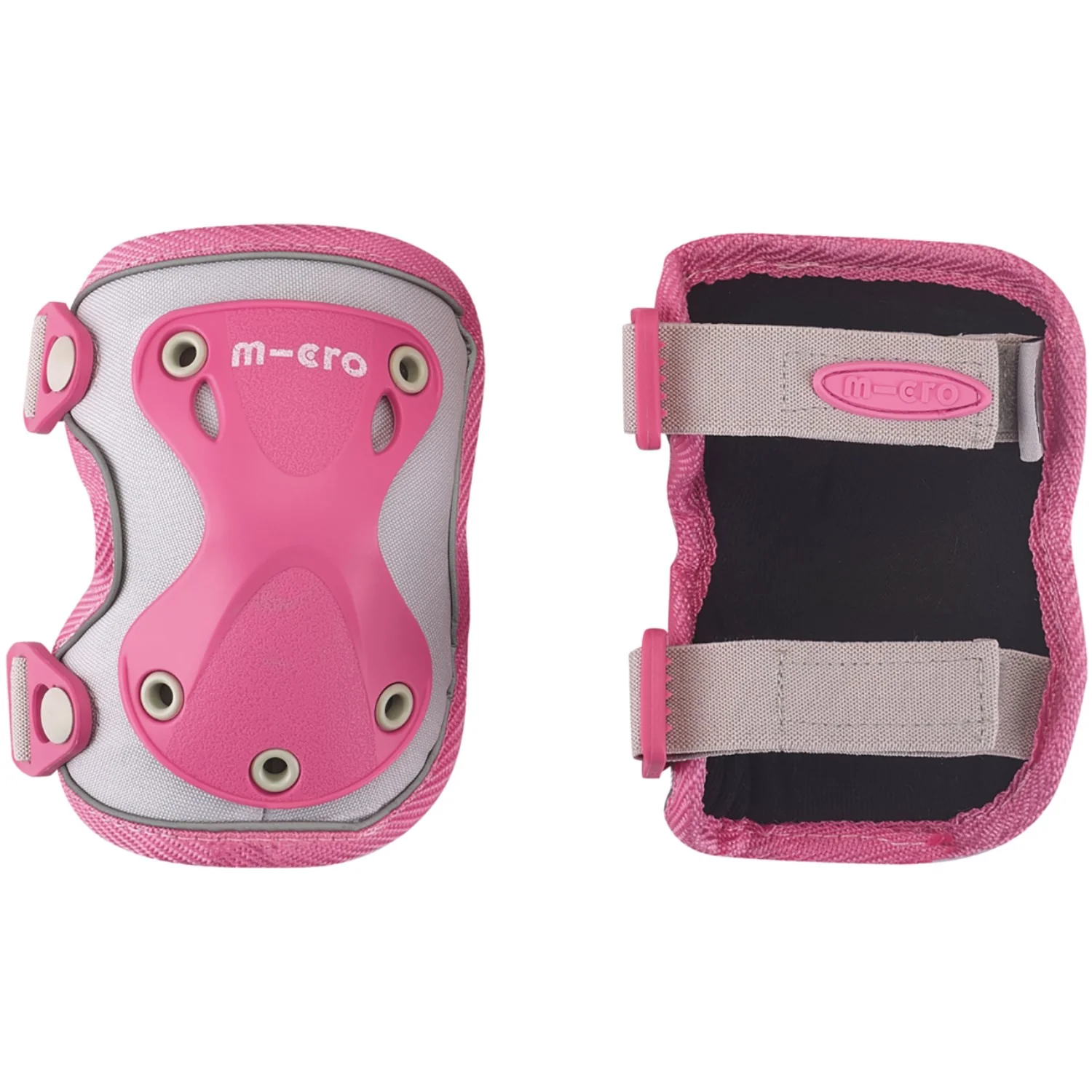 Micro Knee & Elbow Pads - Reflective Pink M