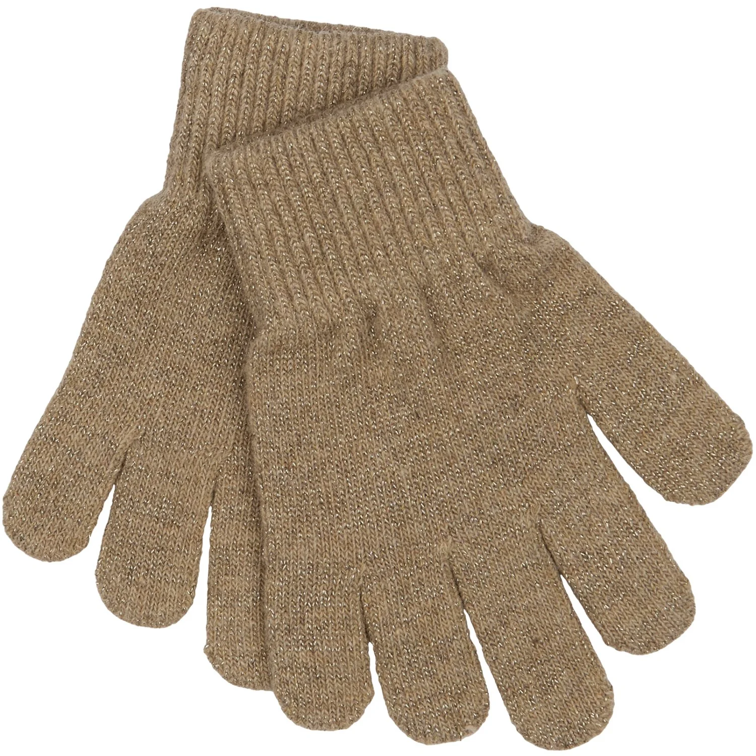 Mikk-Line Apple Butter-Chocolate Chip-Doeskin Magic Gloves 3 Pack With Lurex - Image 7