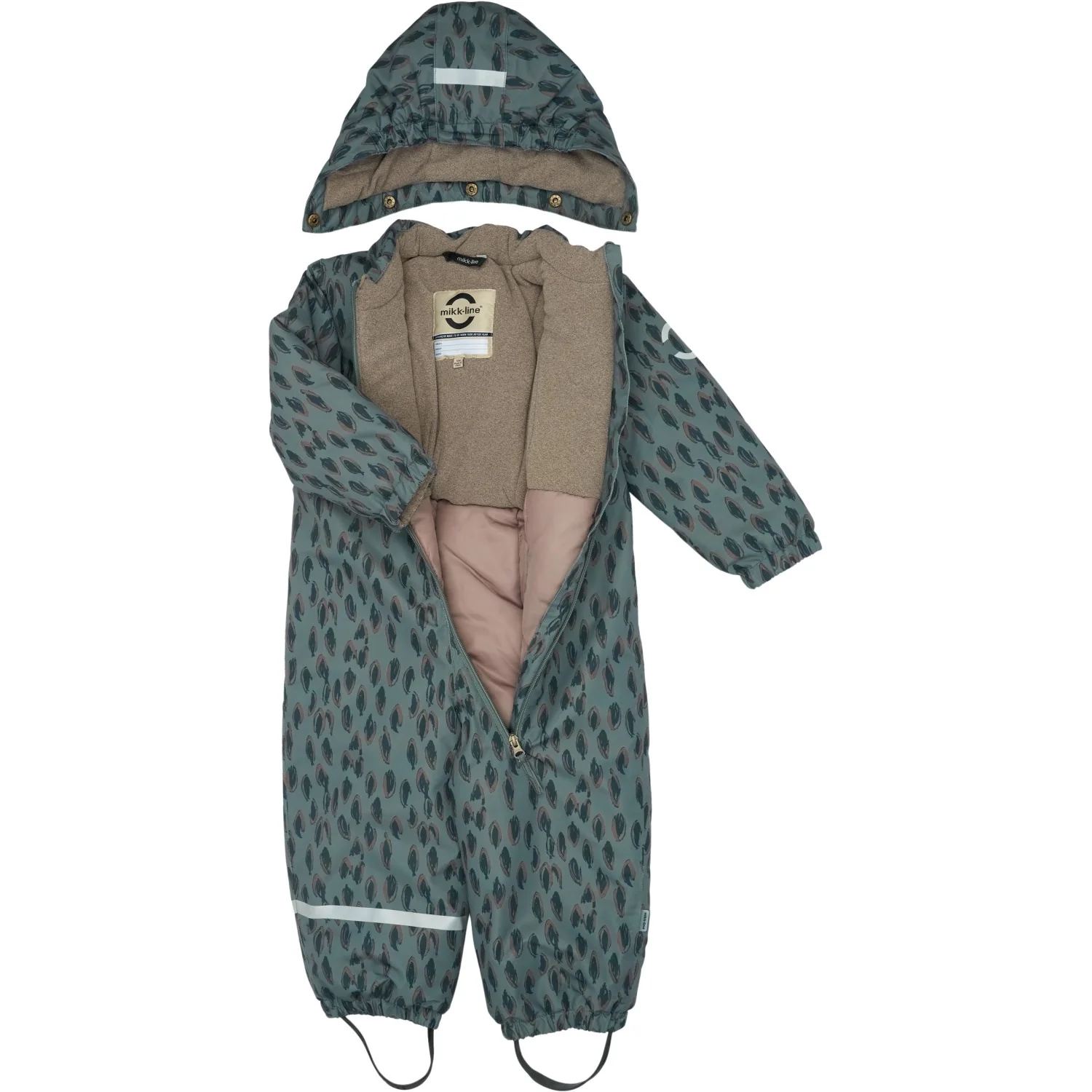 Mikk-Line Balsam Green Snow Suit AOP - Image 5