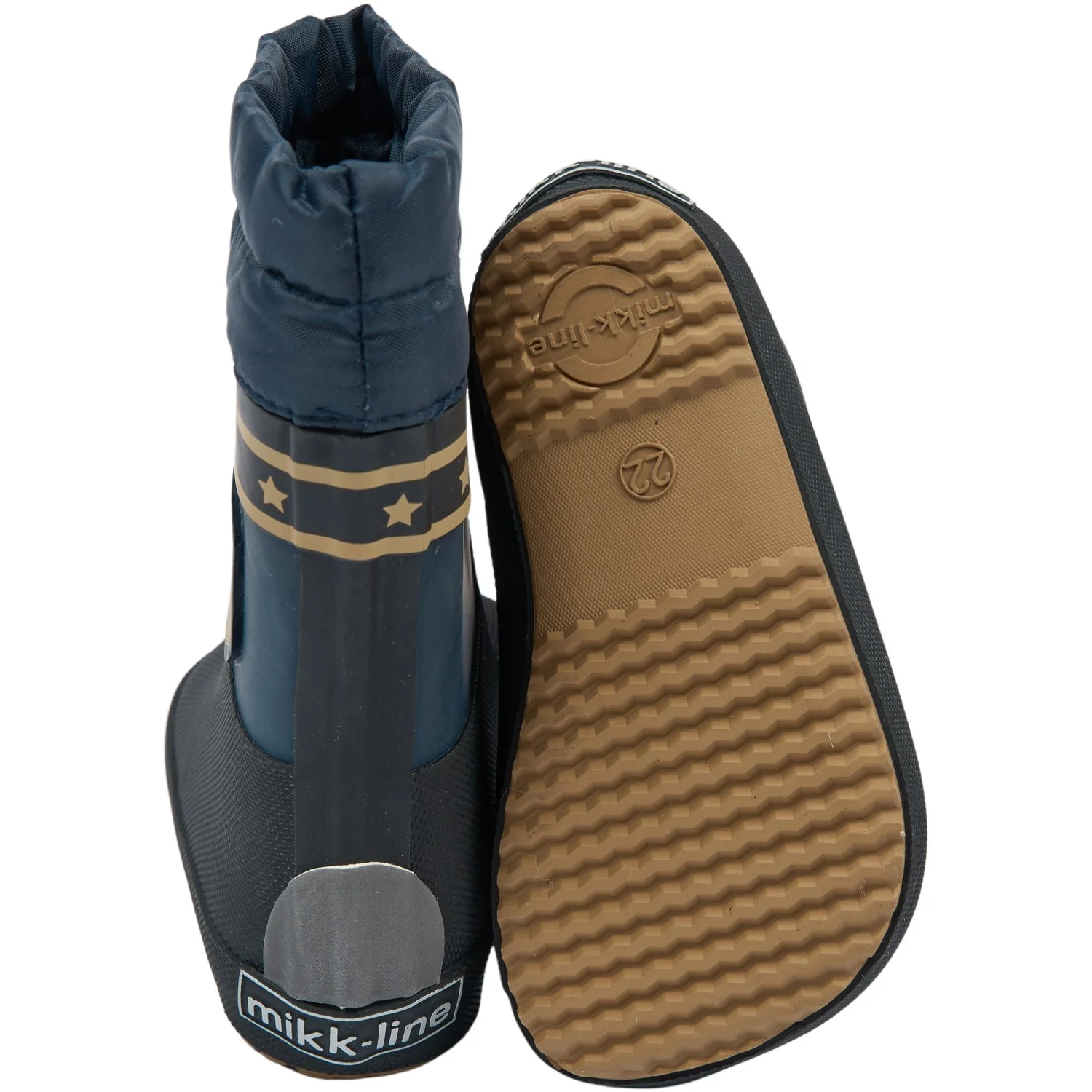 Mikk-Line Blue Nights Thermal Rubber Boot Police - Barefoot - Image 3