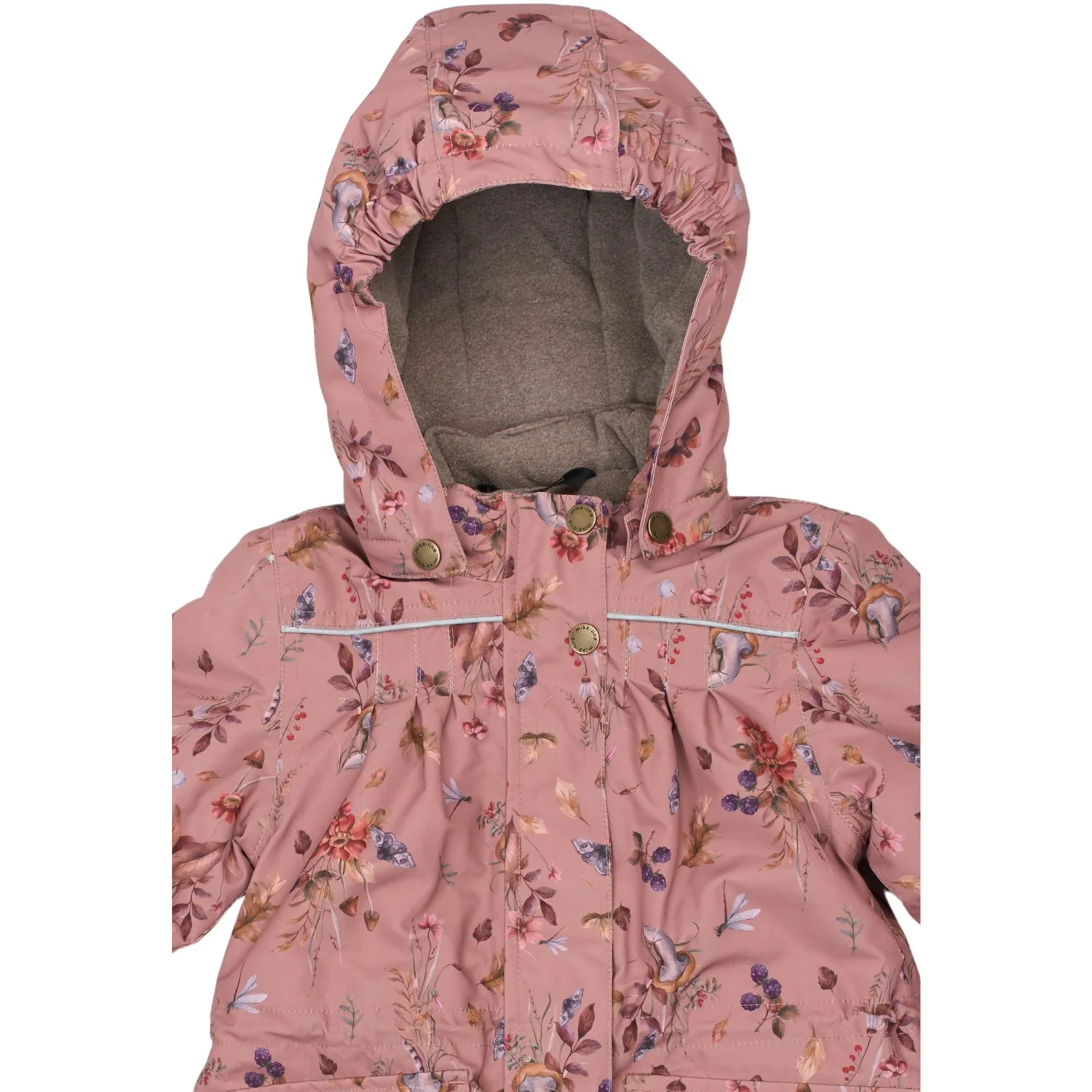 Mikk-Line Burlwood Polyester Girls Jacket AOP Floral - Image 5