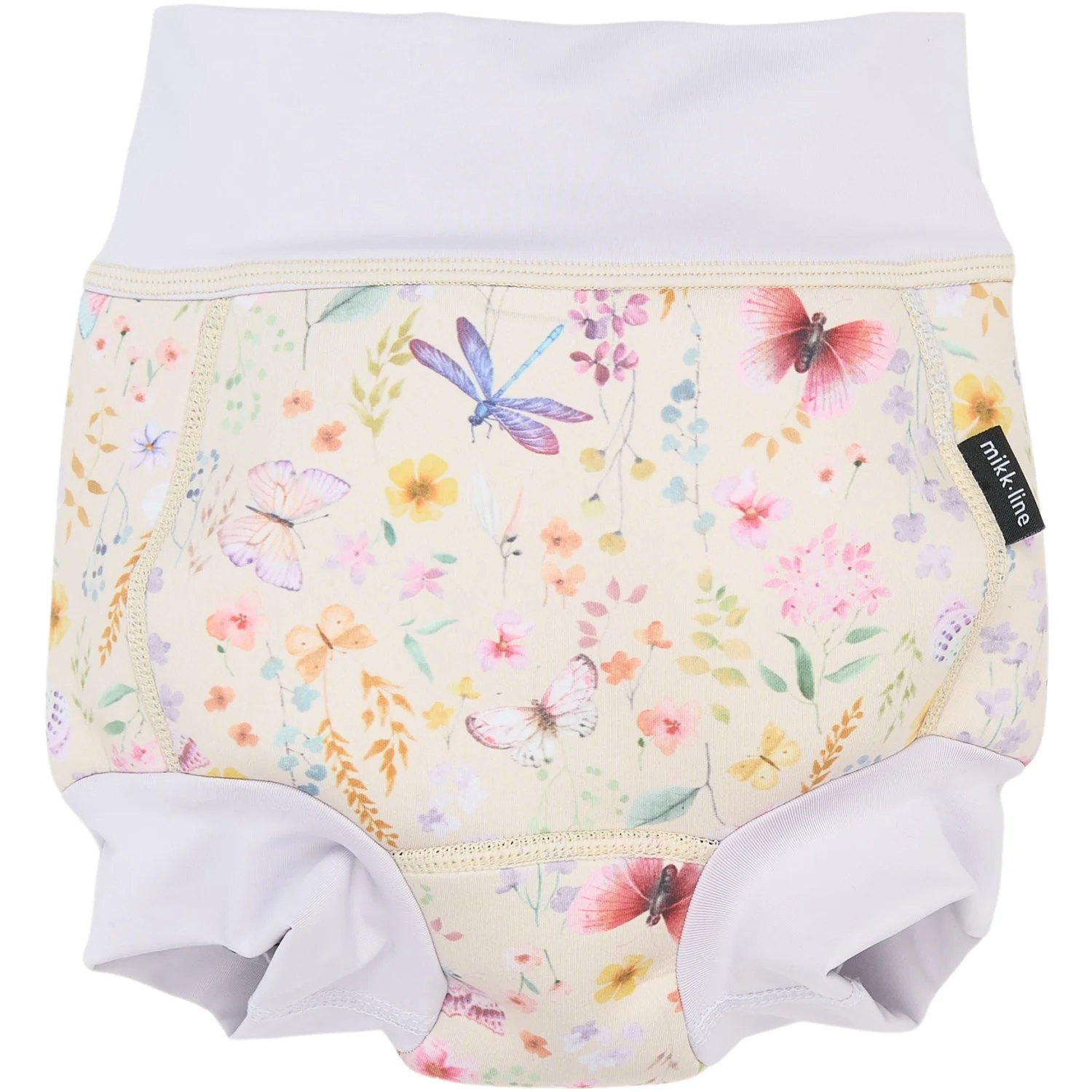 Mikk-Line Butterfly AOP Swim Baby Pant Frill AOP