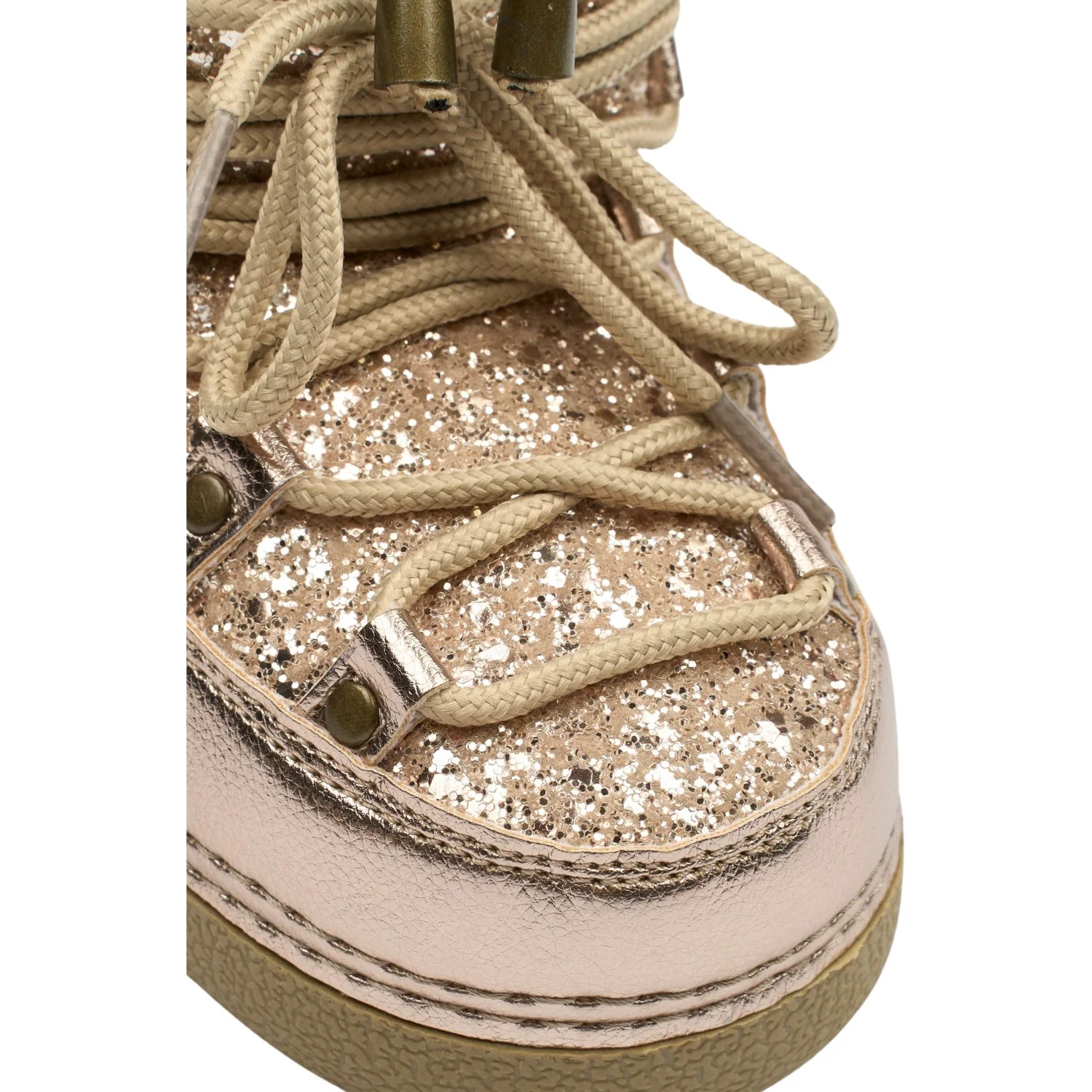 Mikk-Line Champagne Glitter Snow Boot Glitter - Image 3