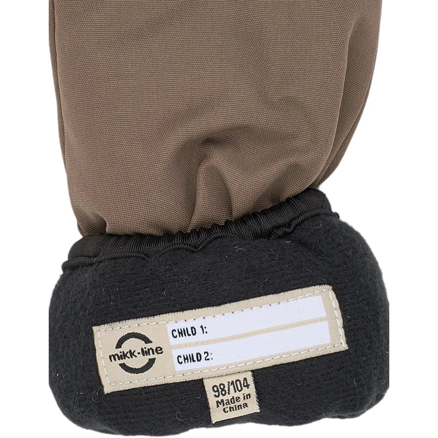 Mikk-Line Chocolate Chip Polyester Mittens - Image 3