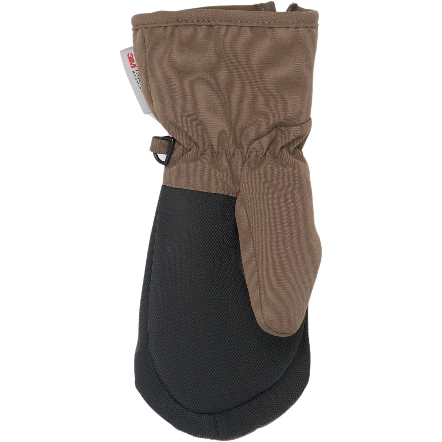 Mikk-Line Chocolate Chip Polyester Tussor Mittens With Zipper - Image 4