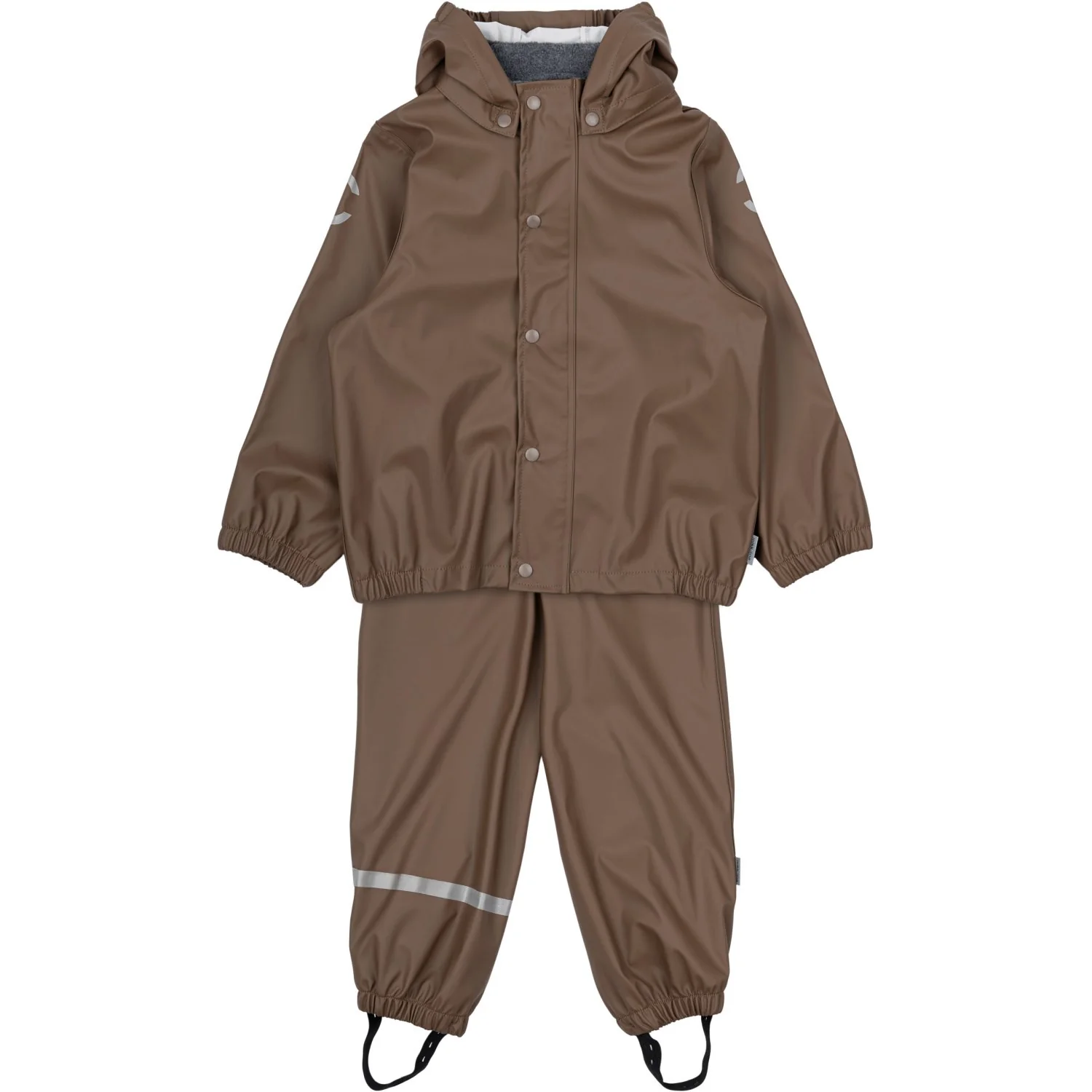 Mikk-Line Chocolate Chip Pu Rain Set W/O Susp.
