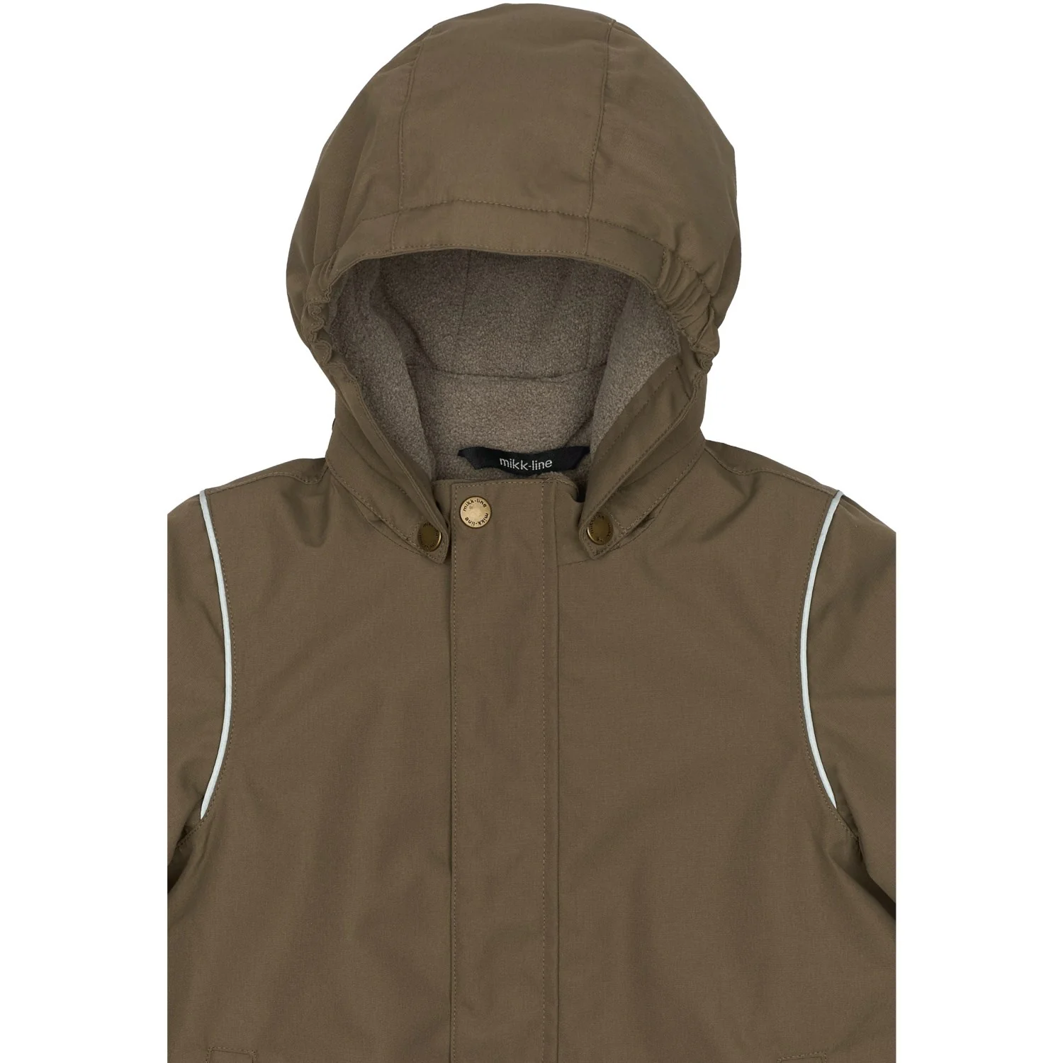Mikk-Line Chocolate Chip Winter Jacket Solid - Image 2