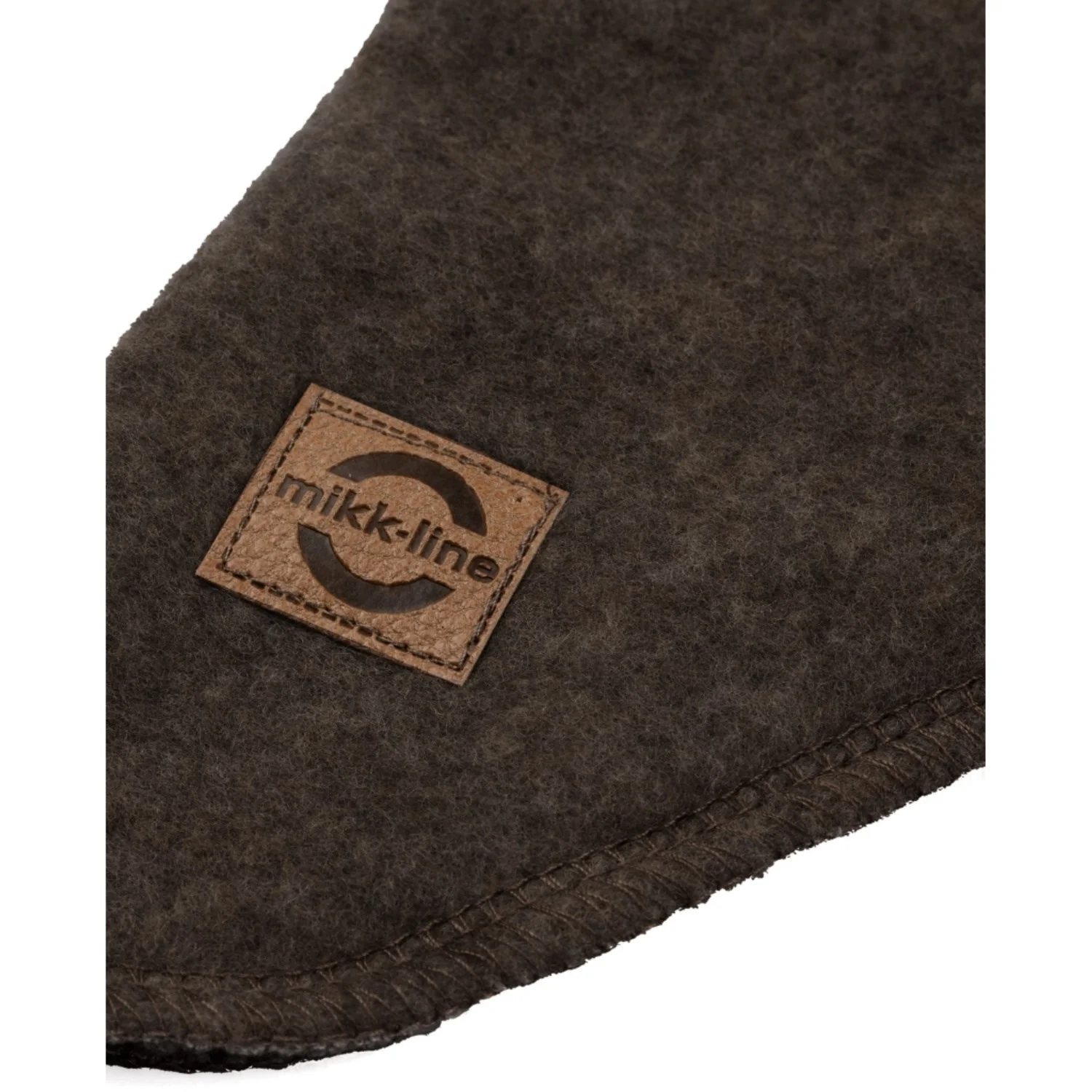 Mikk-Line Dark Brown Melange Wool Balaclava - Image 4