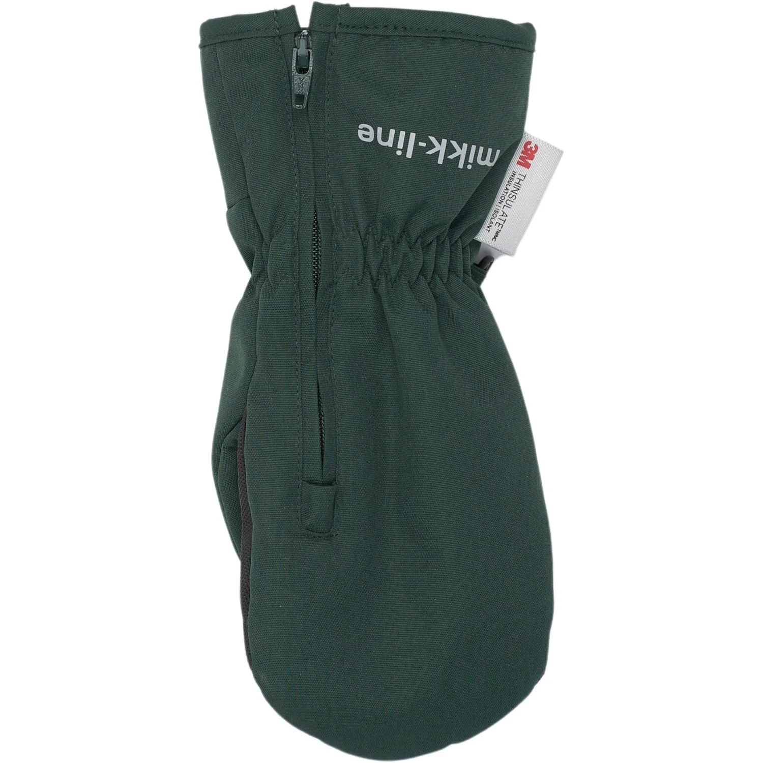 Mikk-Line Darkest Sprouse Polyester Tussor Mittens With Zipper - Image 3