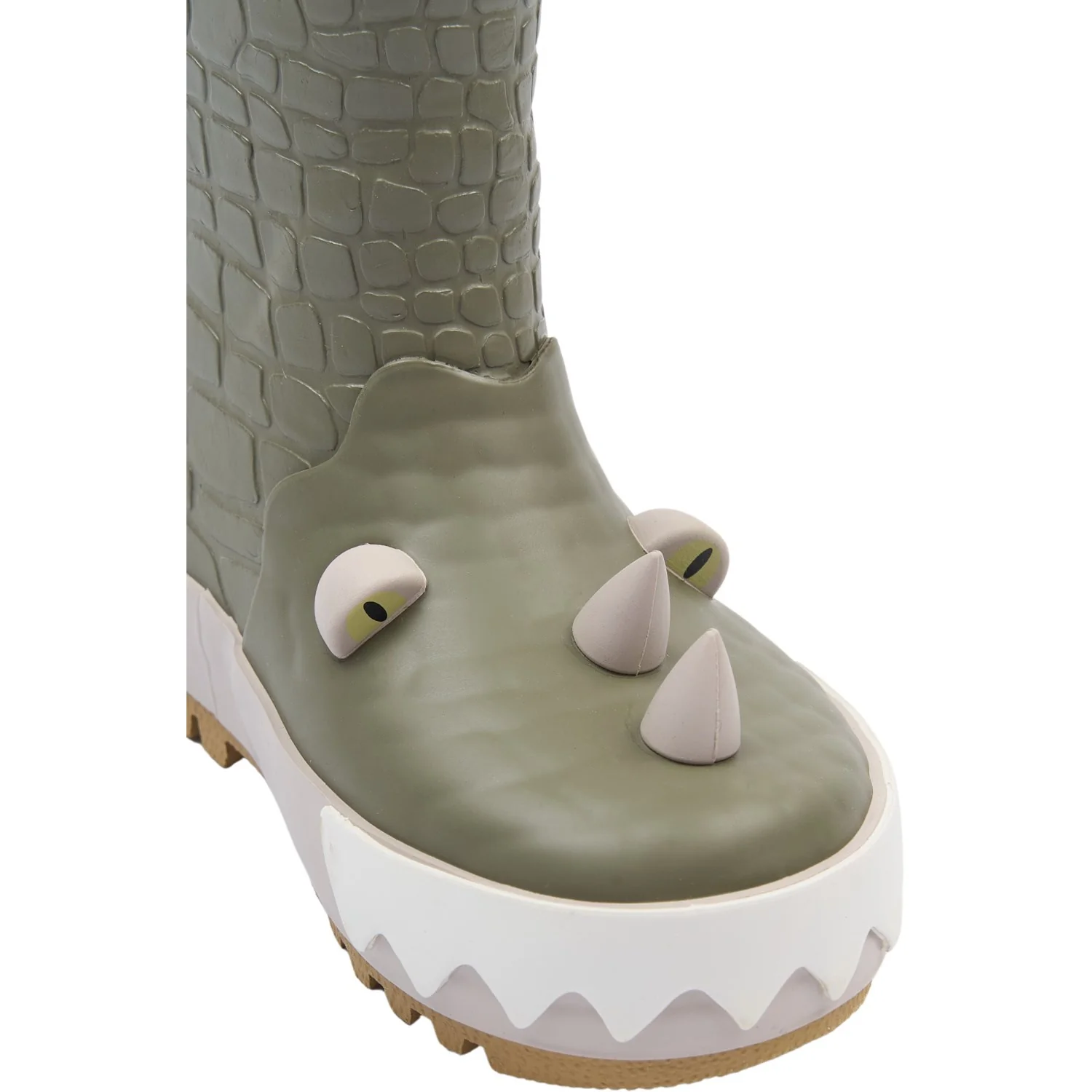 Mikk-Line Dusty Olive Wellies 3D Dragon - Image 3