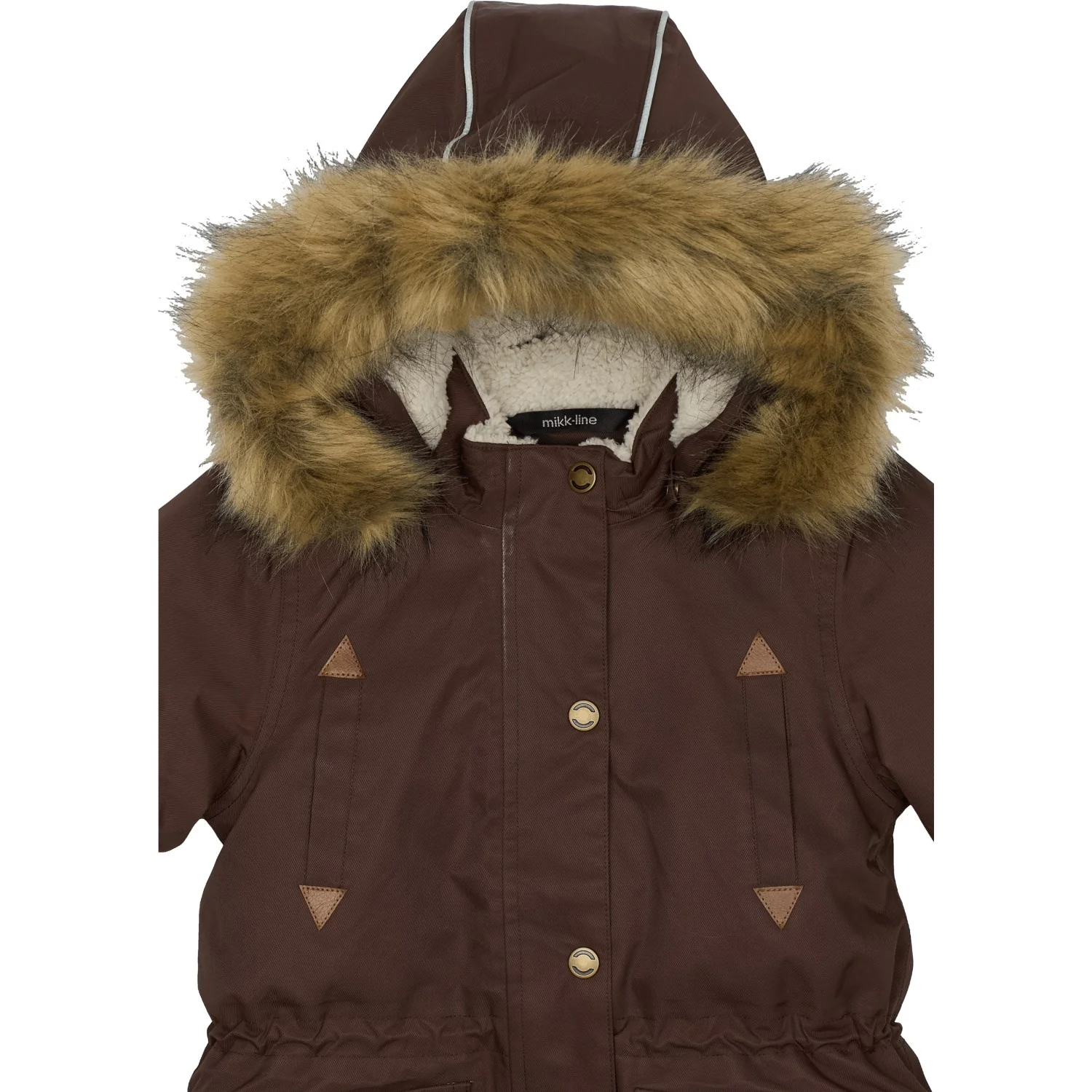 Mikk-Line French Roast Twill Nylon Girl Parca - Image 5