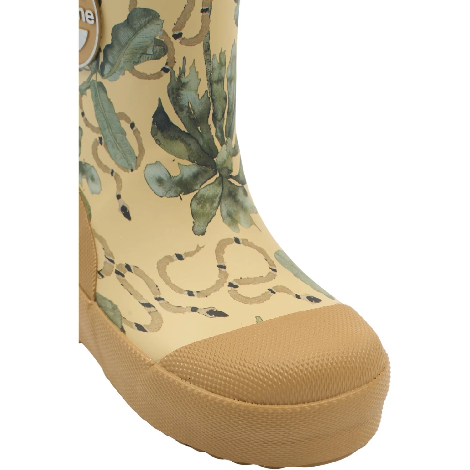Mikk-Line Gray Green Printed Wellies - Image 3