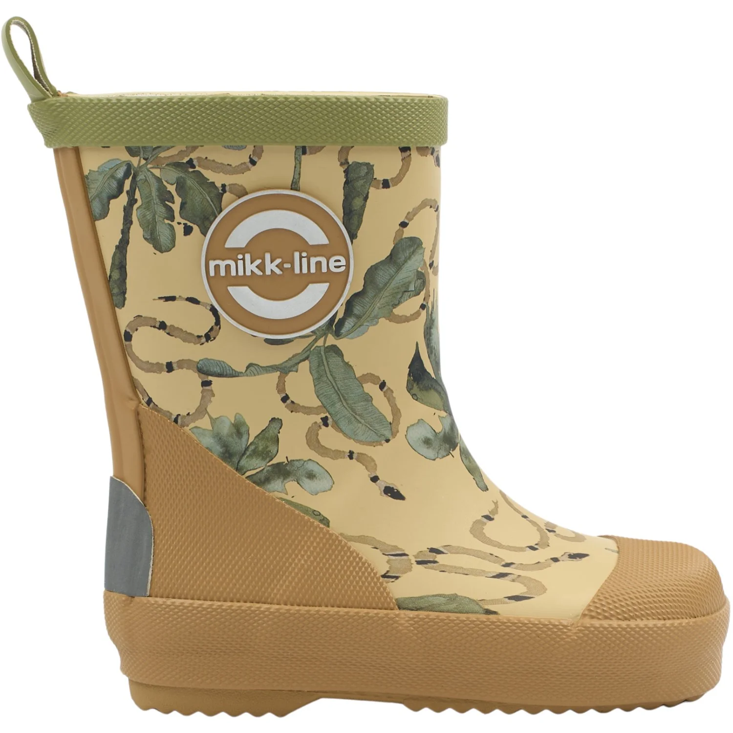 Mikk-Line Gray Green Printed Wellies - Image 5