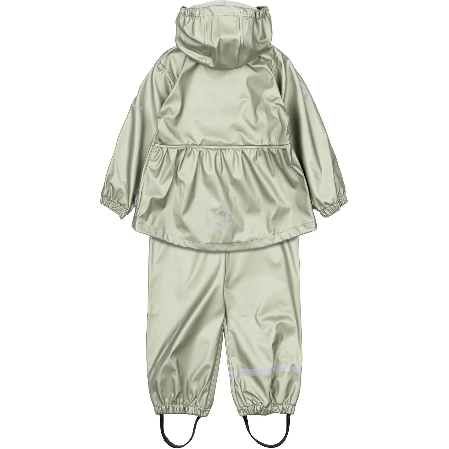 Mikk-Line Green Bay PU Metallic Rain With Suspenders/104 - Image 10