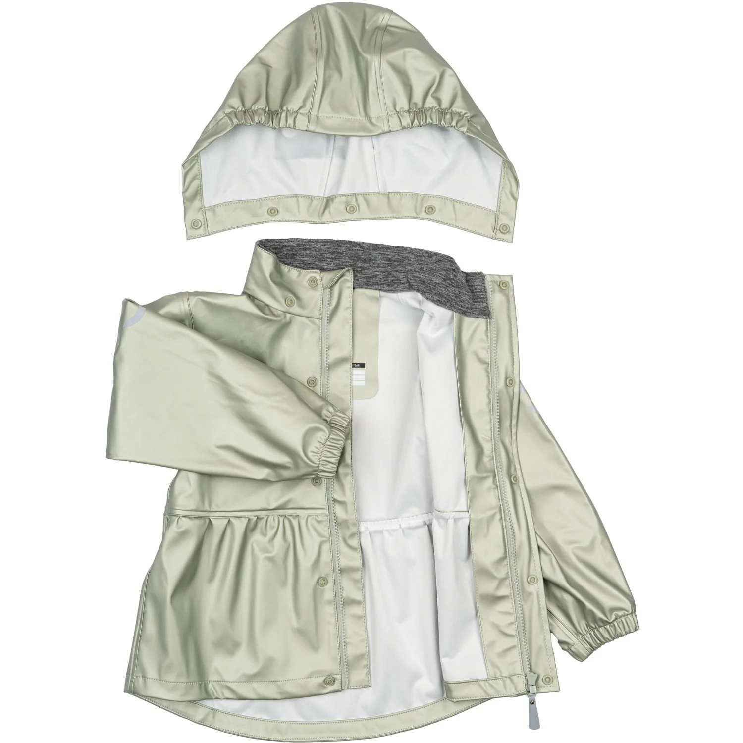 Mikk-Line Green Bay PU Metallic Rain With Suspenders/104 - Image 5