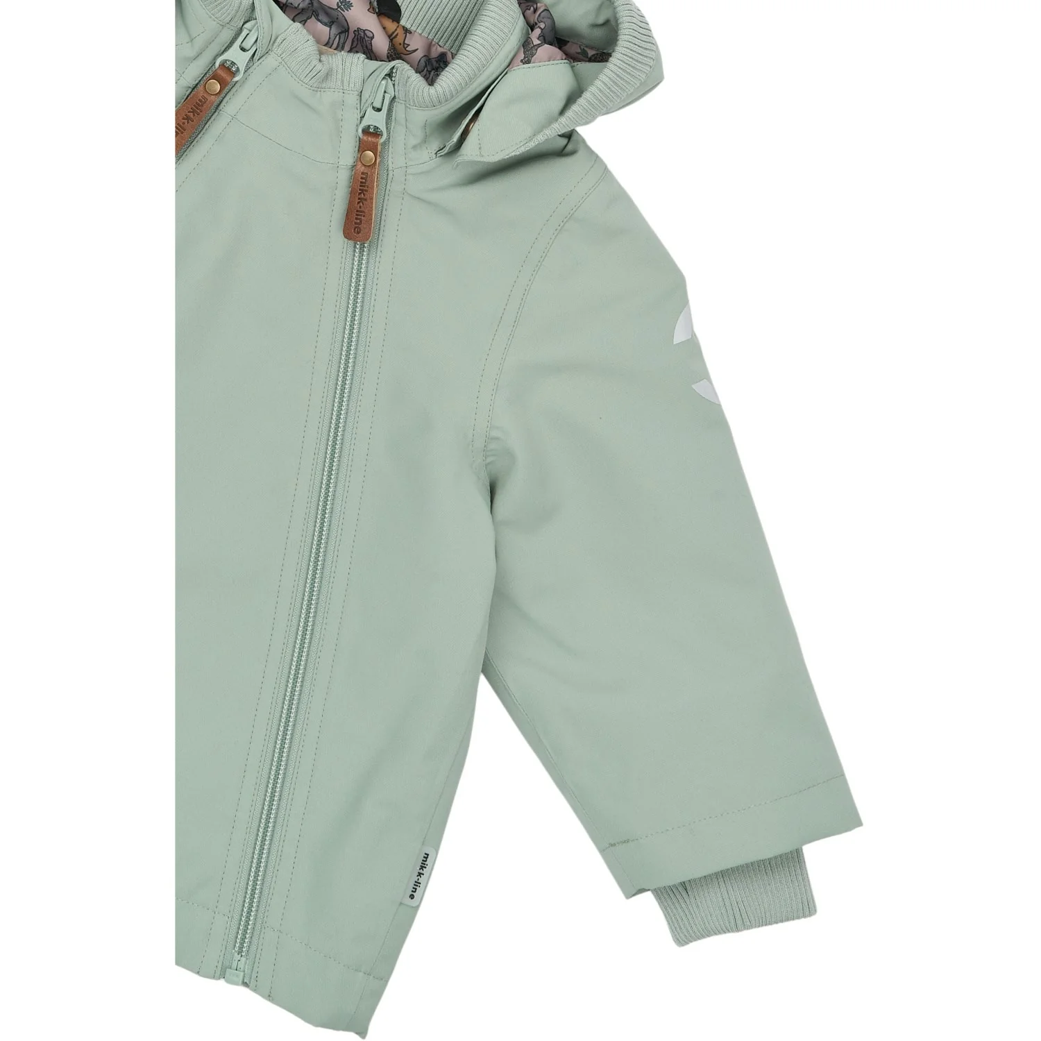 Mikk-Line Green Milieu Polyester Baby Jacket - Image 6