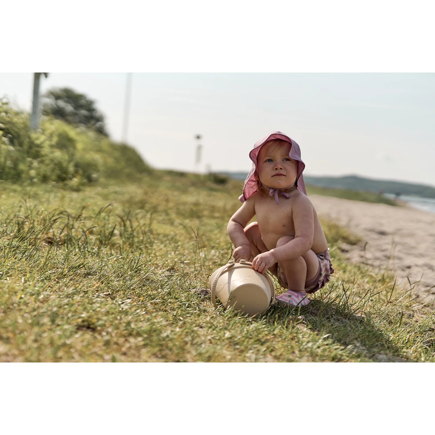 Mikk-Line Heart AOP Swim Baby Pant Frill AOP - Image 2