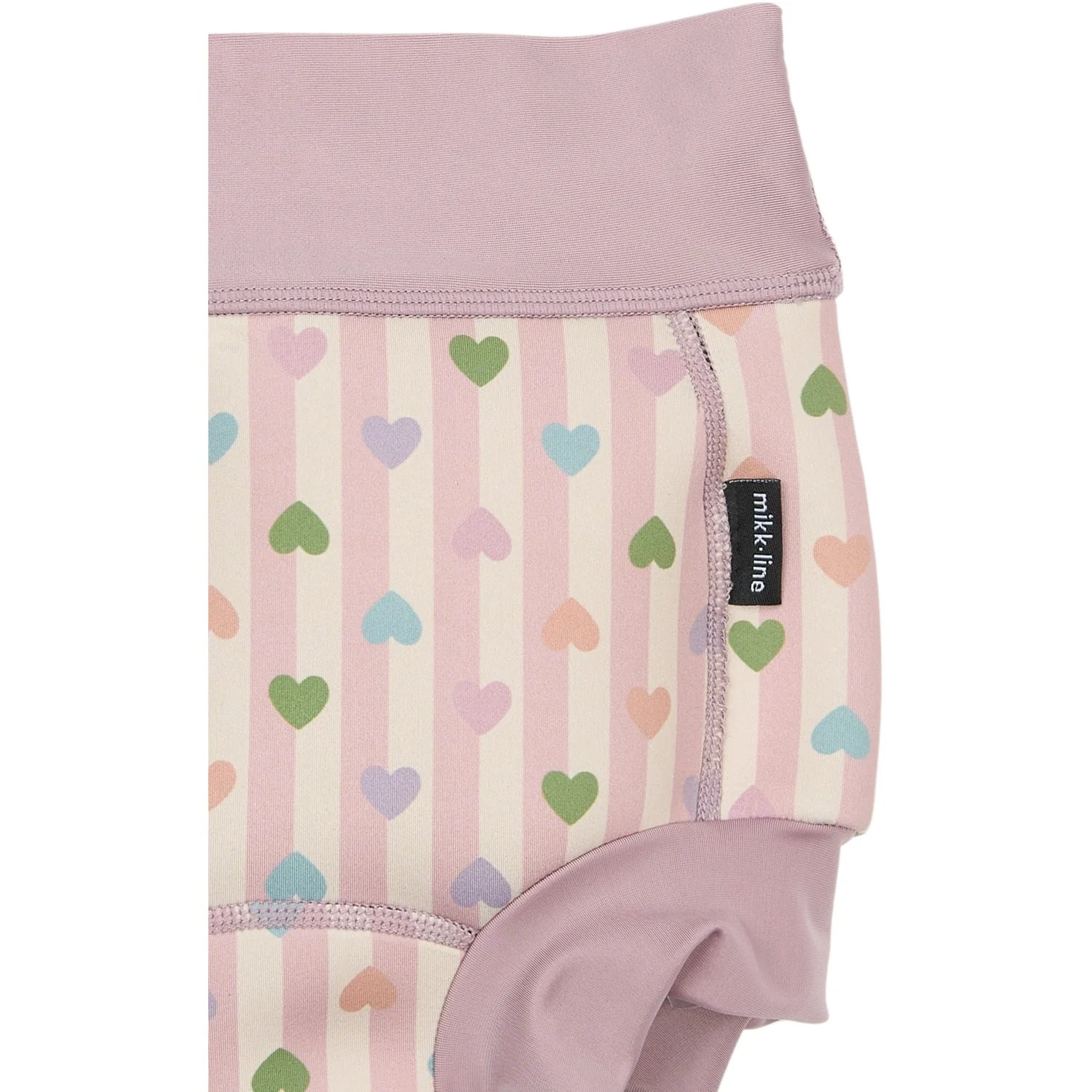 Mikk-Line Heart AOP Swim Baby Pant Frill AOP - Image 6