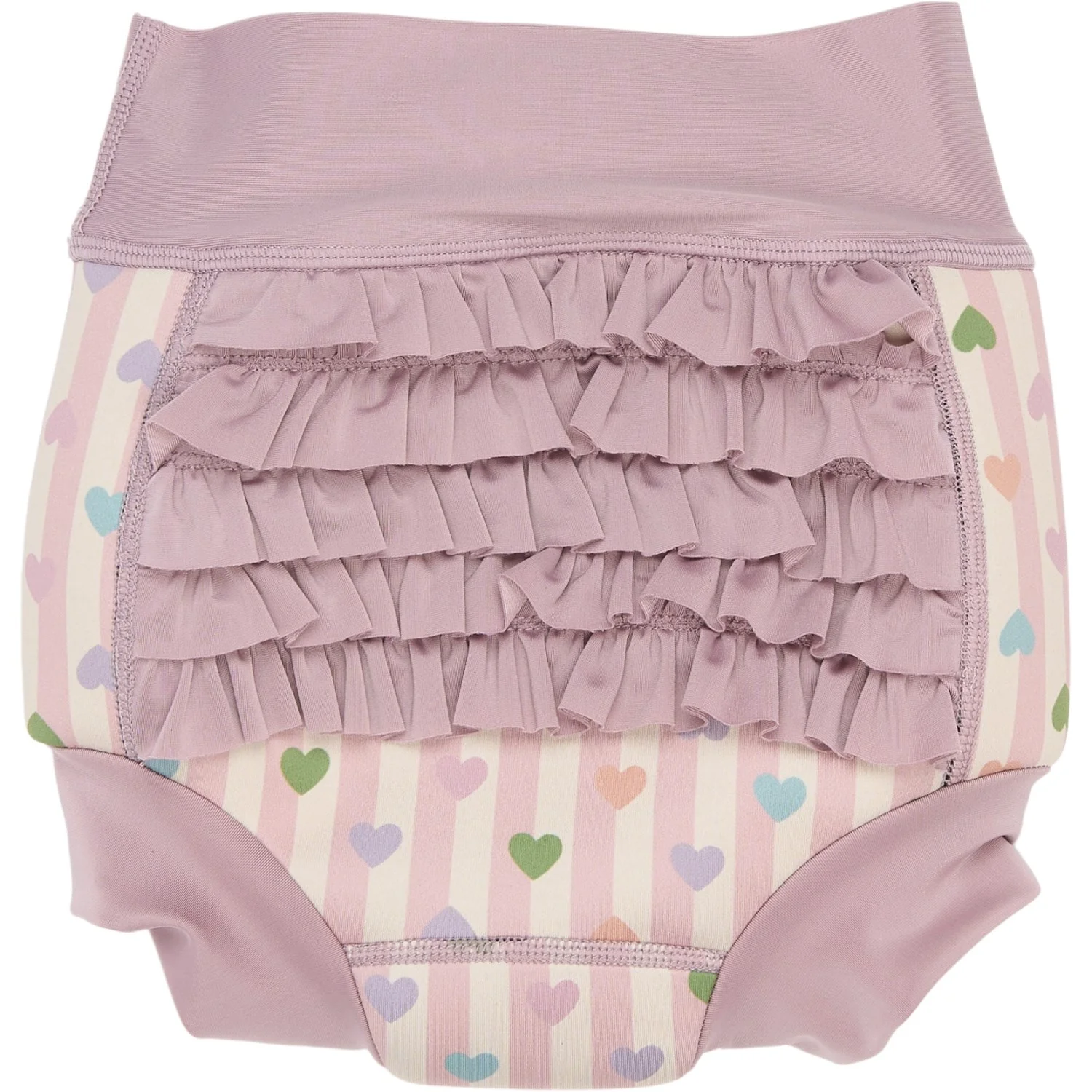 Mikk-Line Heart AOP Swim Baby Pant Frill AOP - Image 7