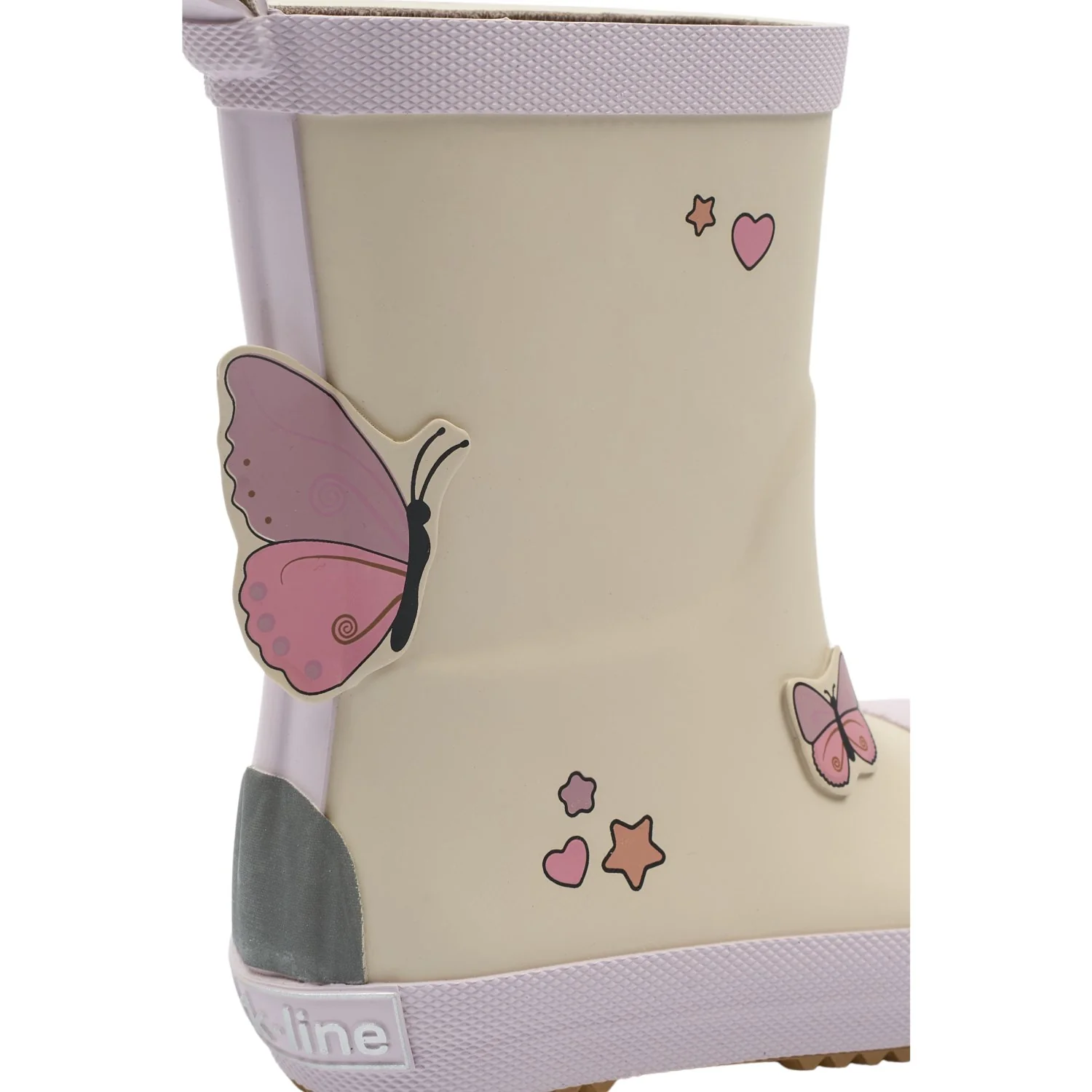 Mikk-Line Oyster Gray Wellies Butterfly Barefoot - Image 2