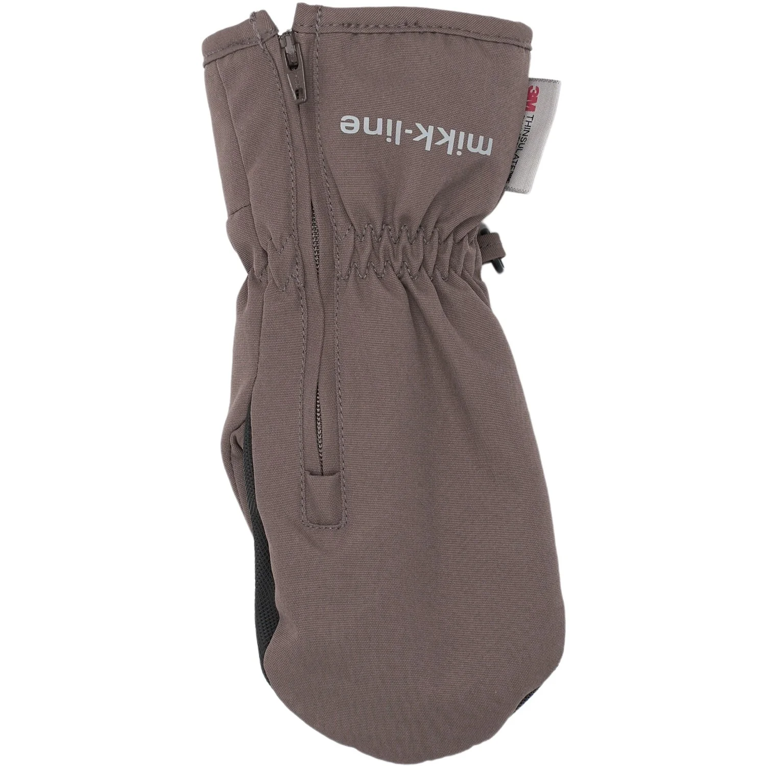 Mikk-Line Sparrow Polyester Tussor Mittens With Zipper - Image 4