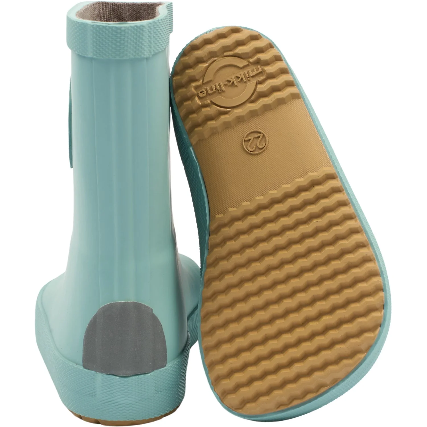 Mikk-Line Stone Blue Wellies Solid - Barefoot - Image 9